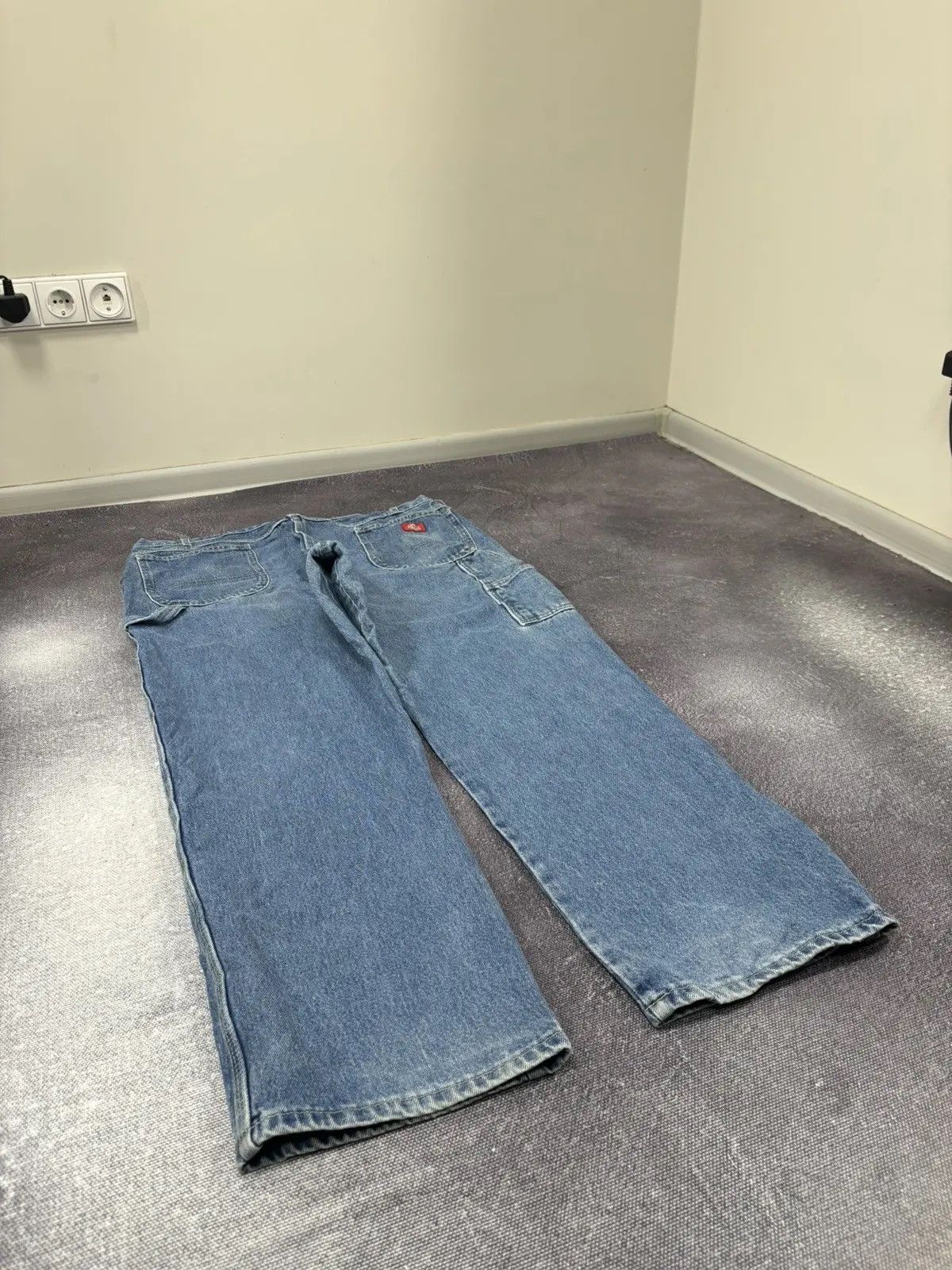 Dickies × Vintage Vintage Dickies USA Blue Denim Work Hype Skate Baggy Jeans Size US 42 / EU 58 - 3 Thumbnail