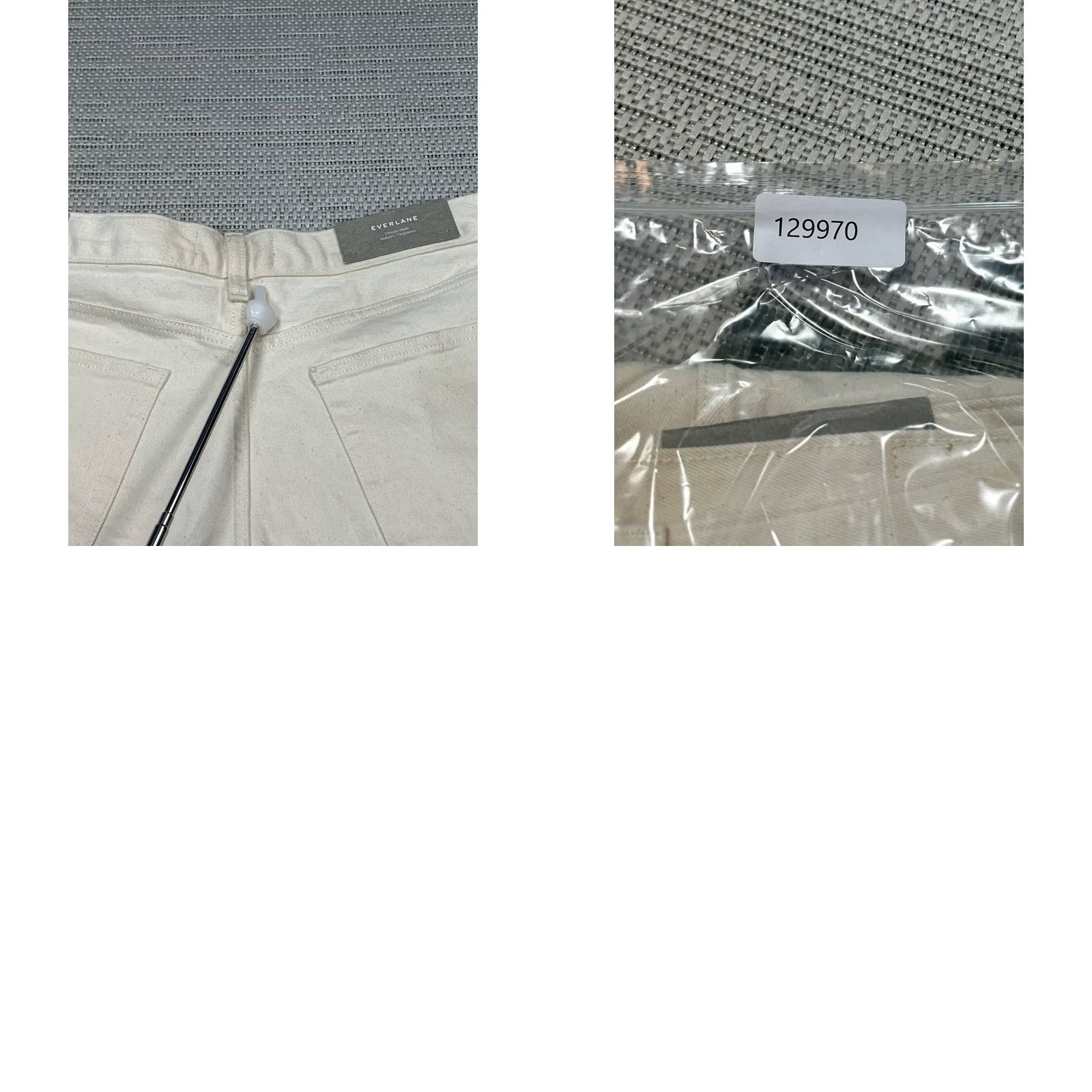 Everlane Everlane The Organic Slim Jeans Mens 32 Beige Cotton Mid Rise Skinny 32x32 Size US 32 / EU 48 - 10 Thumbnail