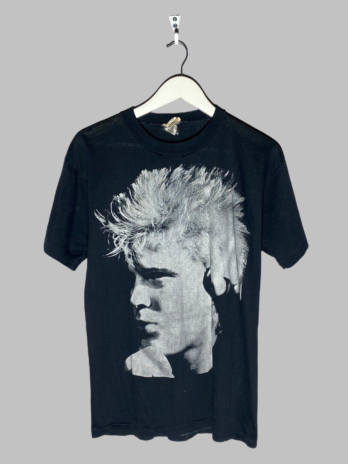 Band Tees × Vintage Vintage 90’s Billy Idol Singlet Stitch Graphic T-shirt Size US M / EU 48-50 / 2 - 1 Thumbnail