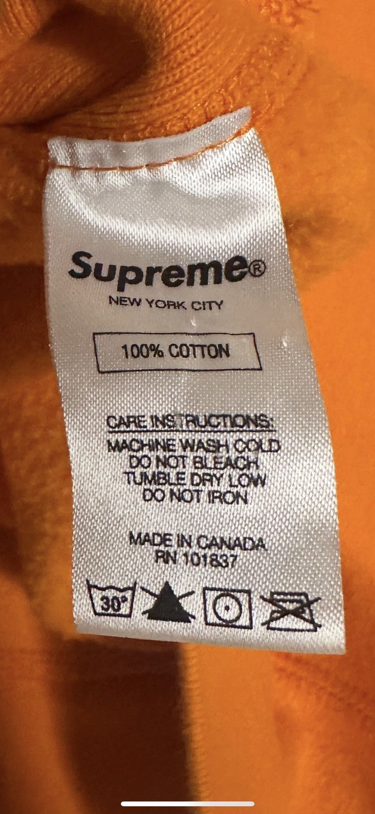 Playboy × Supreme SS17 Orange Supreme x Playboy Hoodie Size US M / EU 48-50 / 2 - 5 Thumbnail