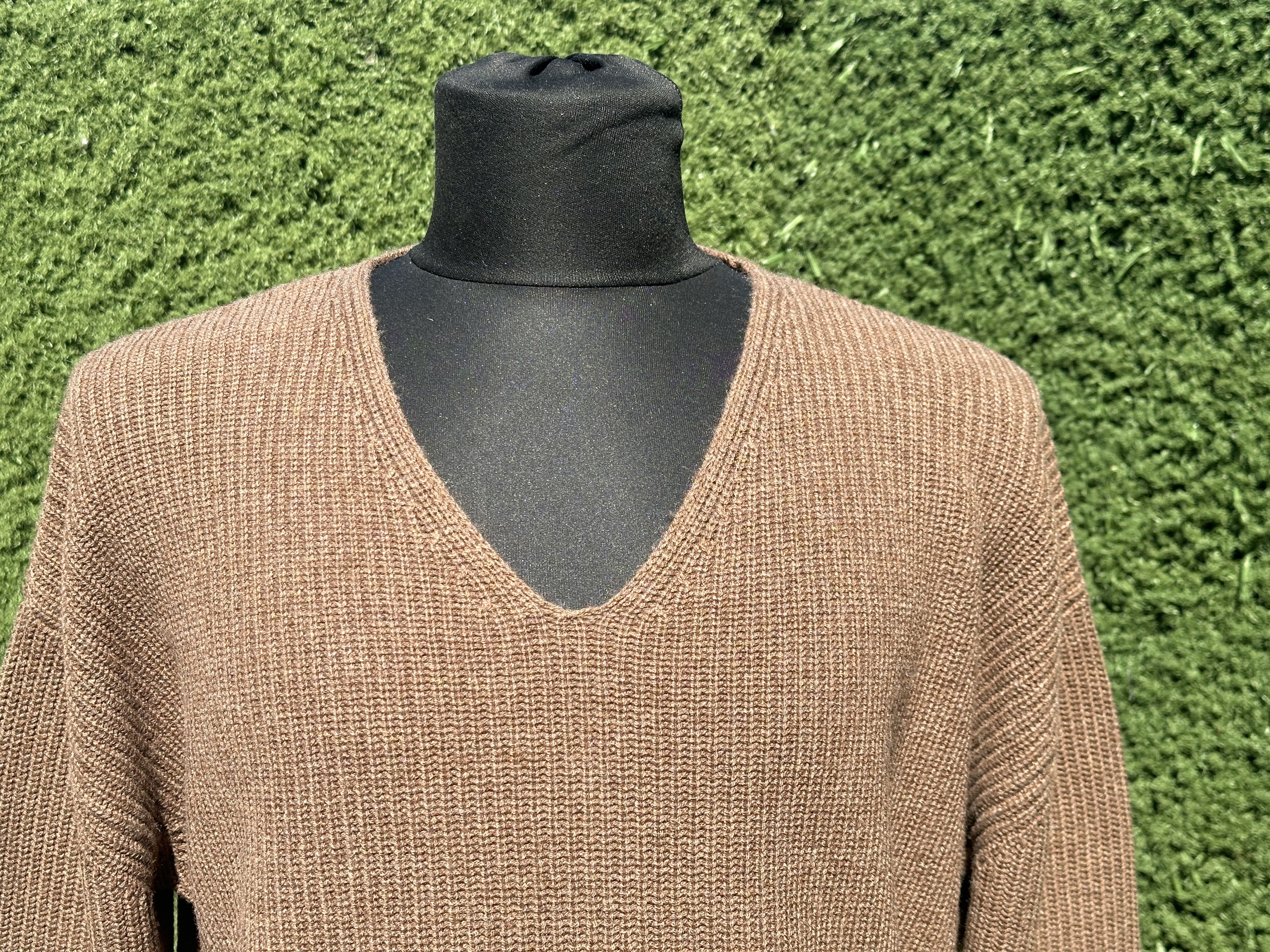 Other Jenni Kayne Knit Cabin Wool Cashmere V Neck Brown Size L Size L / US 10 / IT 46 - 3 Thumbnail
