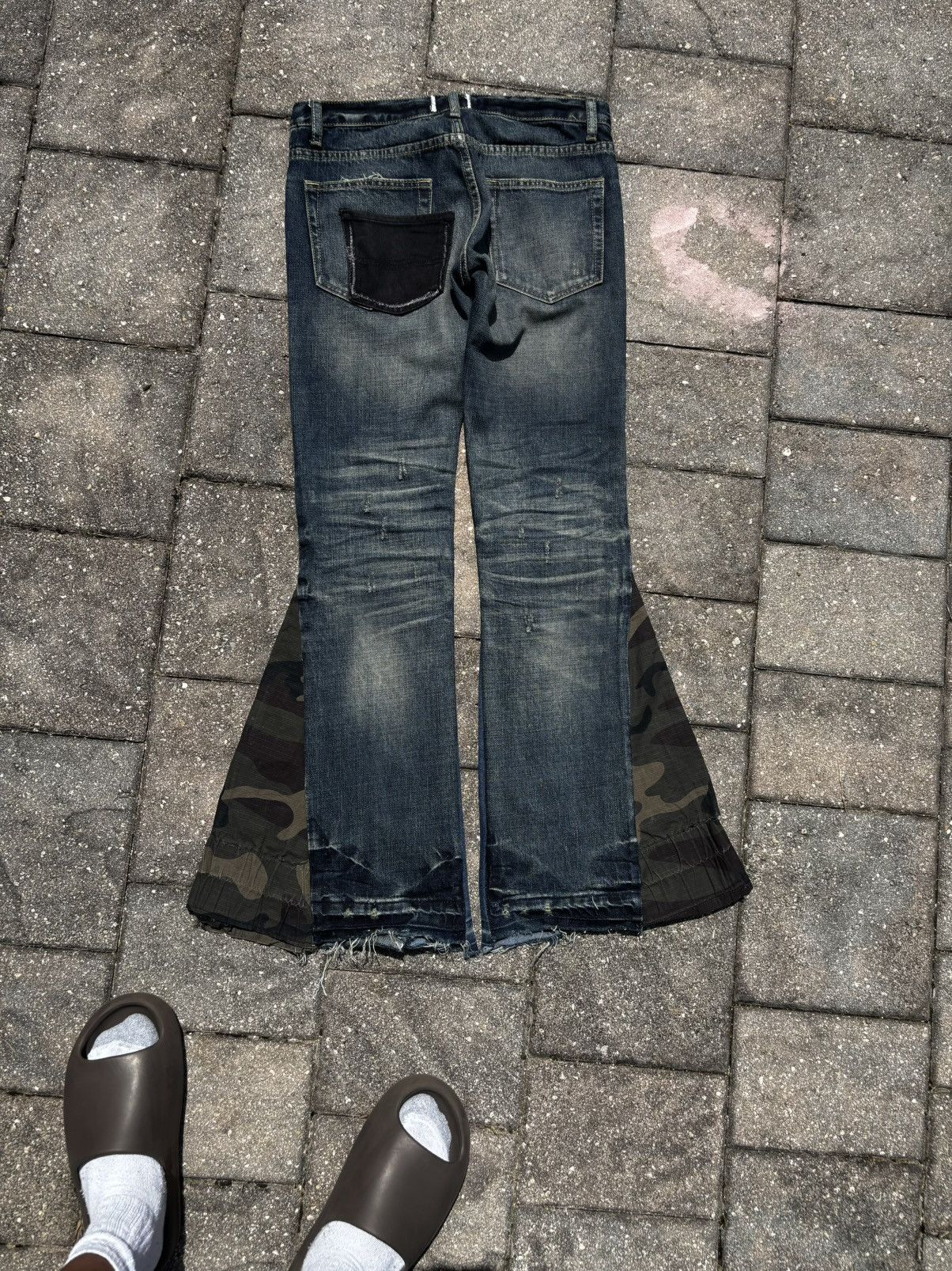 Japanese Brand × Vintage reworked flared mudwash denim Size US 30 / EU 46 - 2 Thumbnail