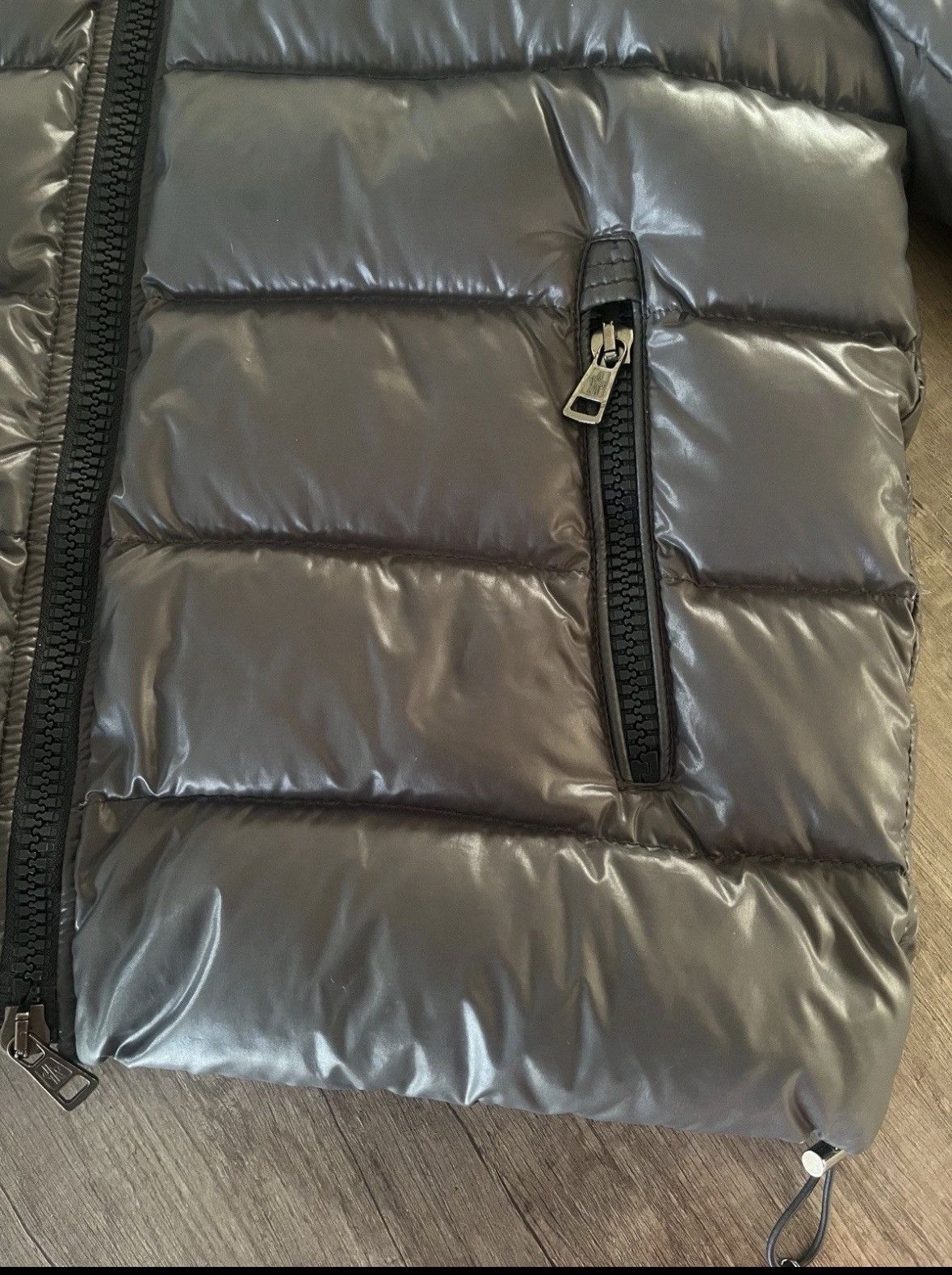 Moncler Moncler Aubert Puffer Grey Size US M / EU 48-50 / 2 - 18 Thumbnail