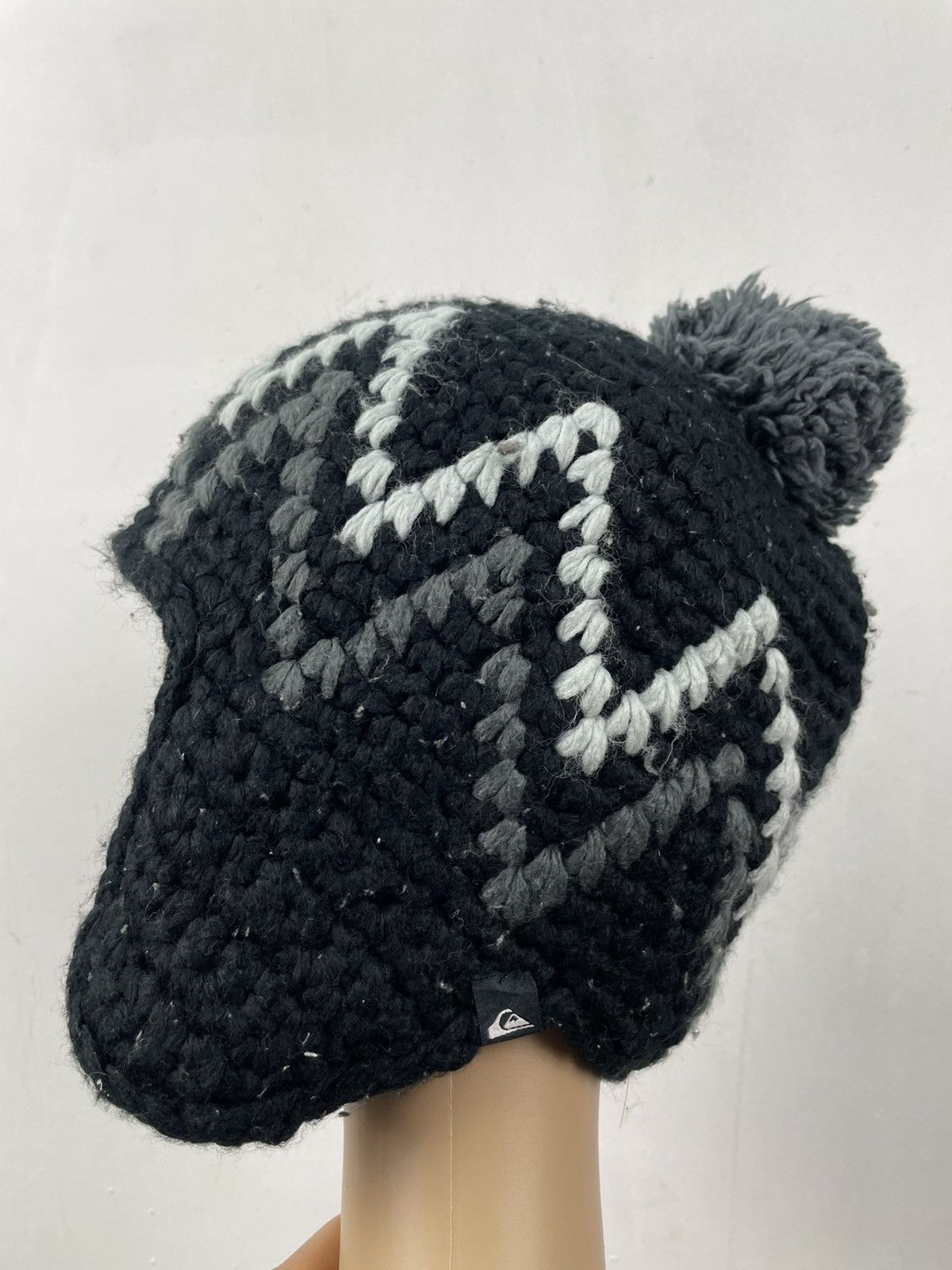 Quiksilver × Vintage Vintage Quiksilver Snow Cap Knitted Hat Tapper One Size Size ONE SIZE - 2 Thumbnail