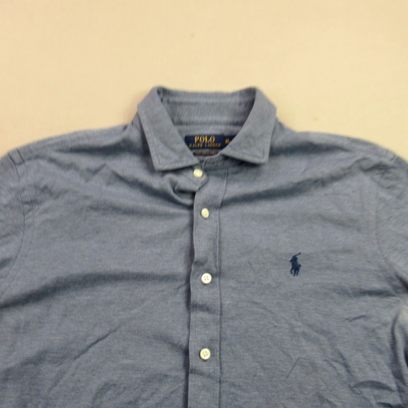 Polo Ralph Lauren Polo Ralph Lauren Mens Shirt XL Long Sleeve Button Front Casual Blue Size US XL / EU 56 / 4 - 3 Thumbnail