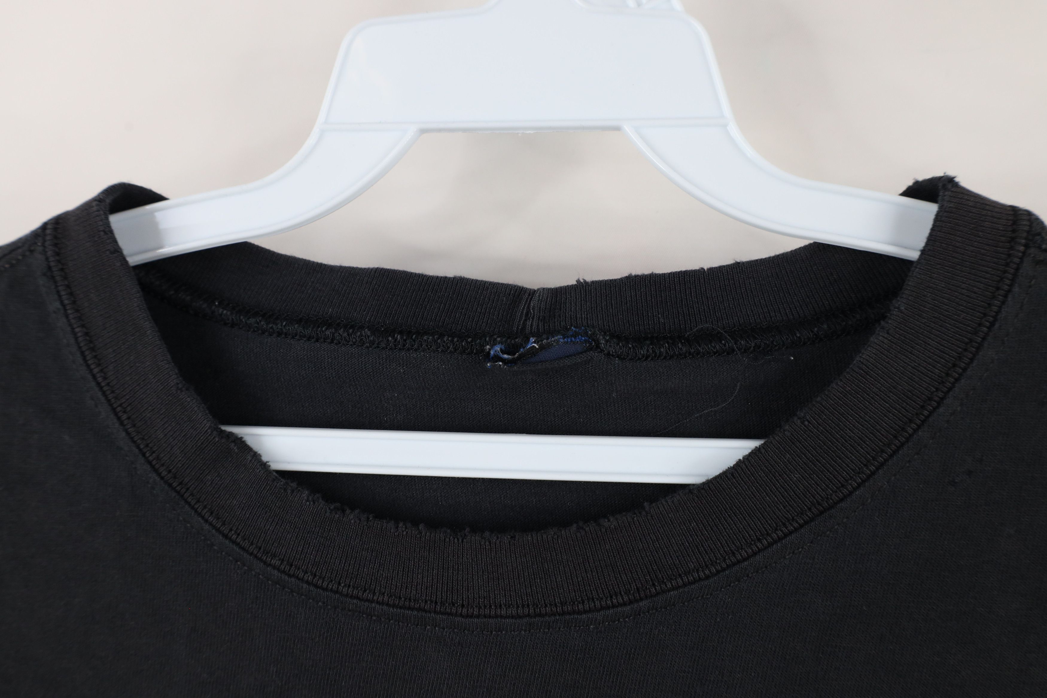 Vintage Vintage 90s Streetwear Short Sleeve Cotton T-Shirt Black Size US XL / EU 56 / 4 - 4 Thumbnail