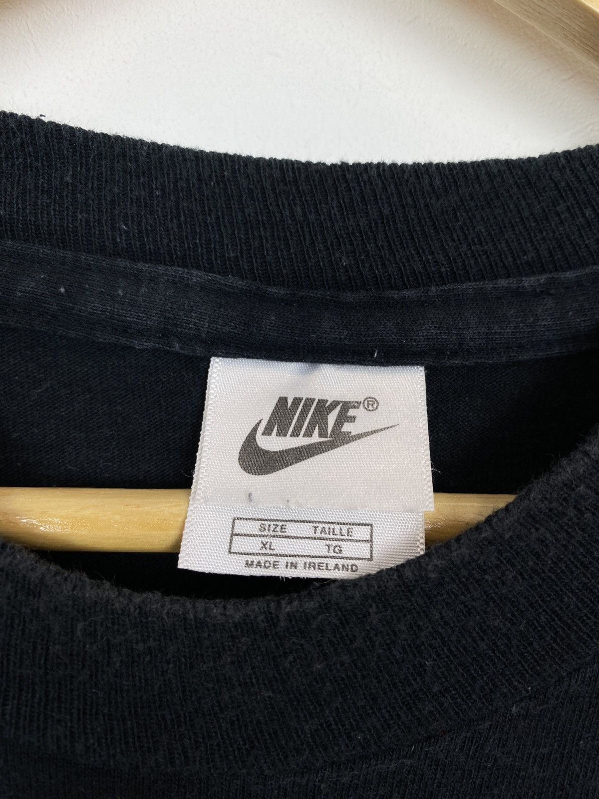 Nike Hype Vintage Nike Swoosh Graphic Heavy Cotton T-Shirt Black Size US XL / EU 56 / 4 - 3 Thumbnail
