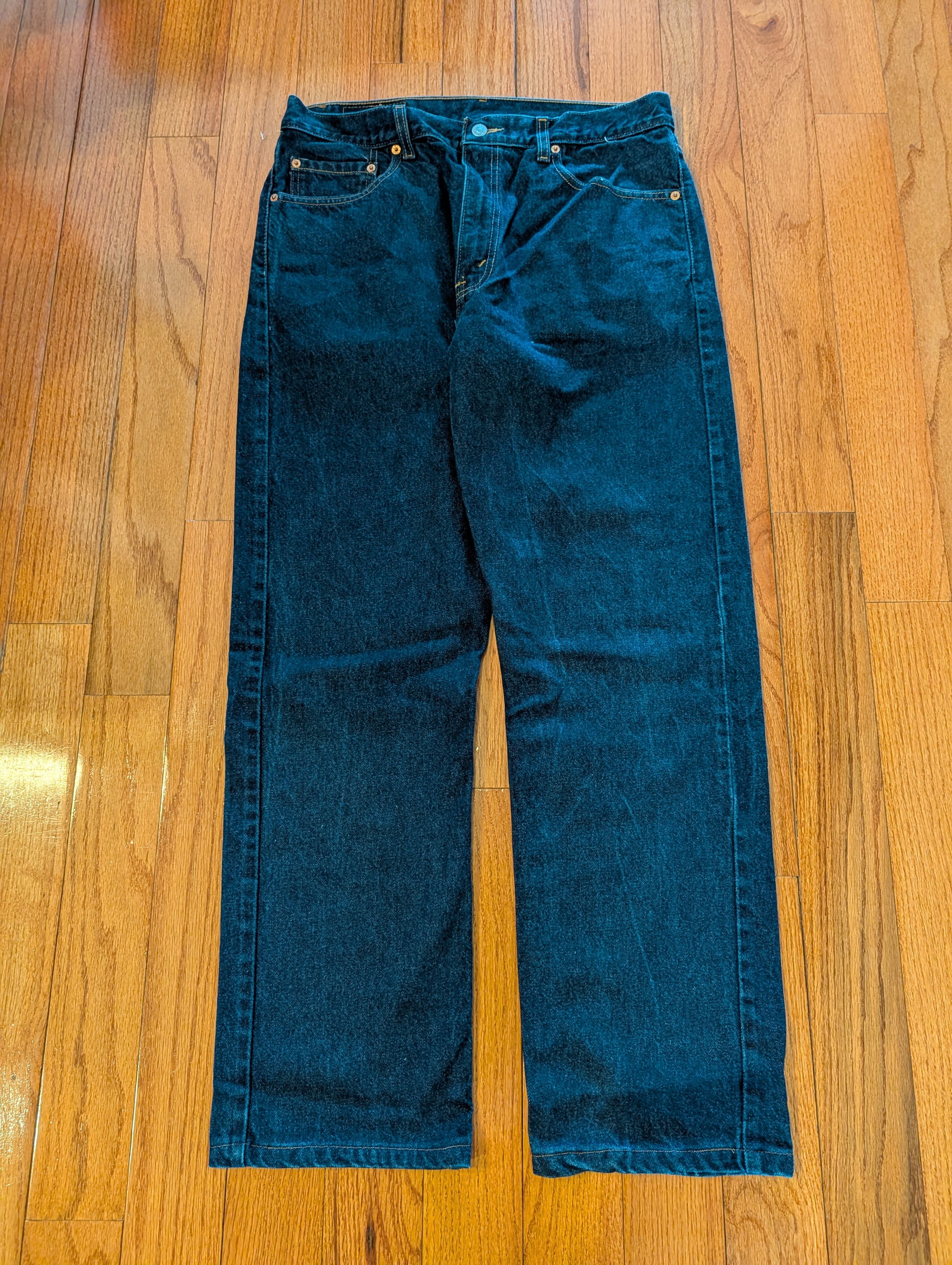 Levi's VTG Levi's 505 Regular Fit Straight Denim Jeans Men's 35x34 Size US 35 - 5 Thumbnail