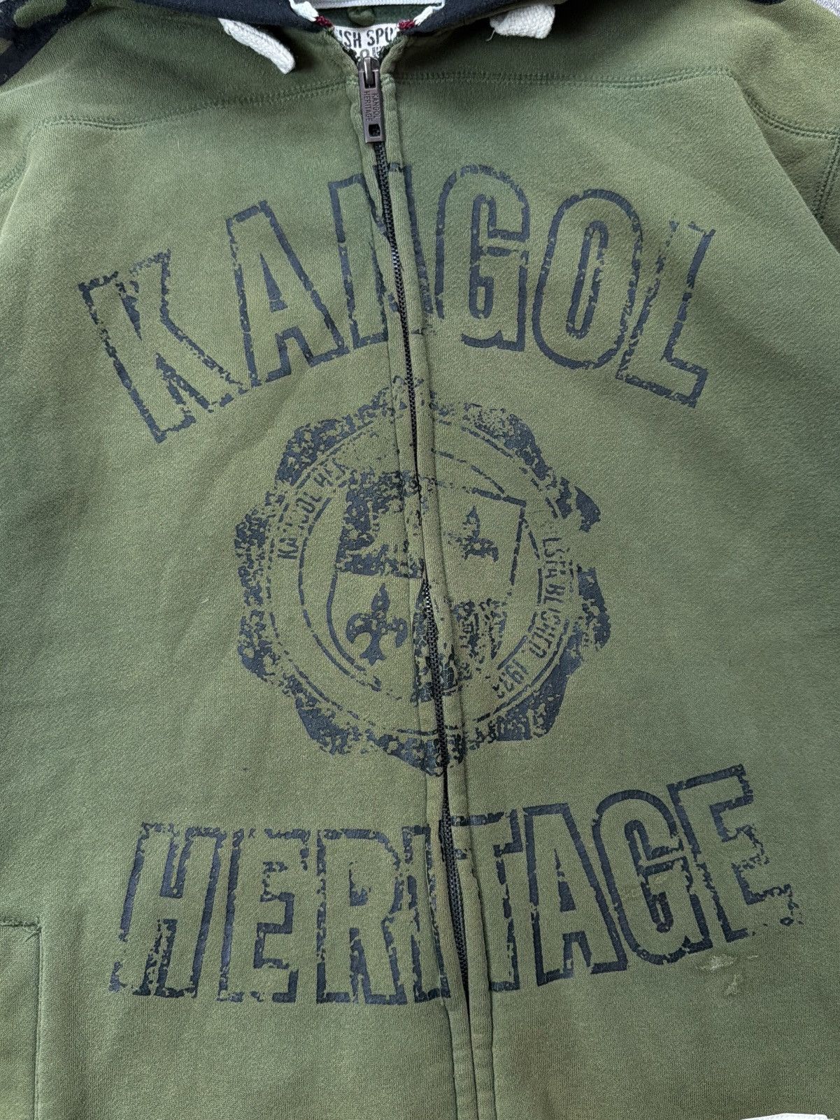Kangol Vintage 00s kangol y2k big logo faded hoodie zip Size US XL / EU 56 / 4 - 4 Thumbnail