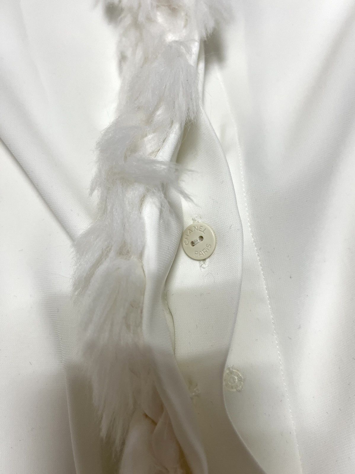 Chanel CHANEL Fur Trimming Blouse Shirt Size XS / US 0-2 / IT 36-38 - 9 Thumbnail