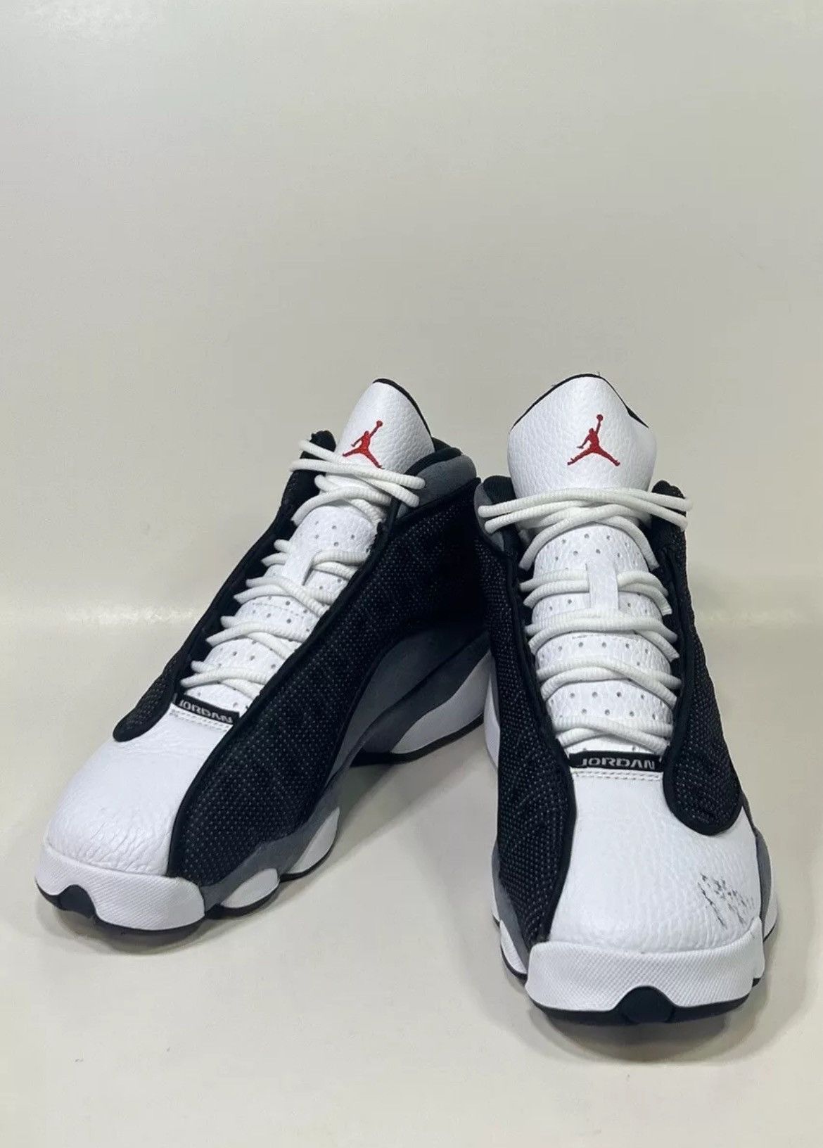 Size 7Y Boys Nike Air Jordan 13 Retro Black Flint Wmns