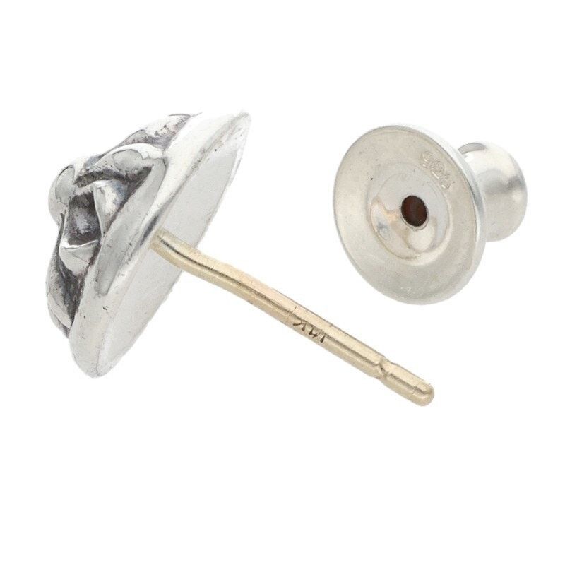 Chrome Hearts Chrome Hearts Silver Cross Ball Stud Earring Size ONE SIZE - 4 Thumbnail