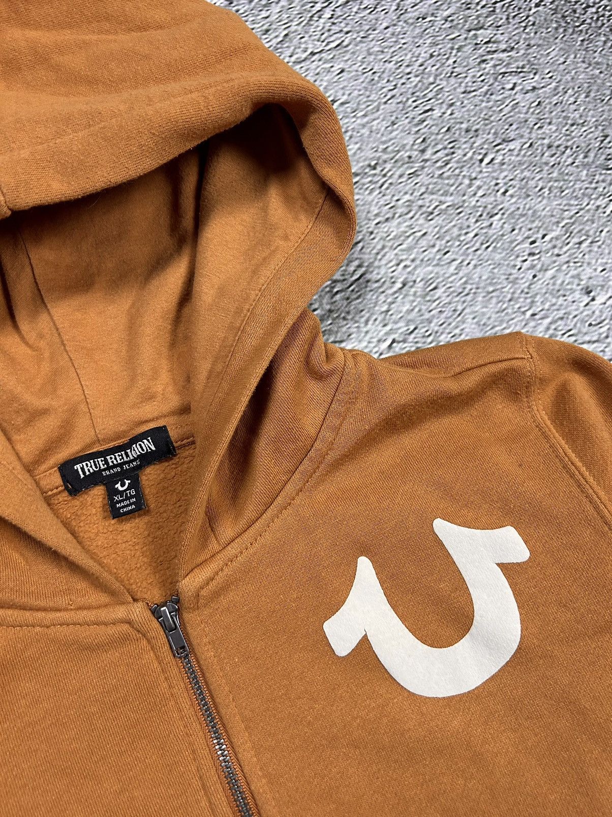 True Religion True Religion vintage orange zip hoodie big logo Y2K Size US S / EU 44-46 / 1 - 2 Thumbnail