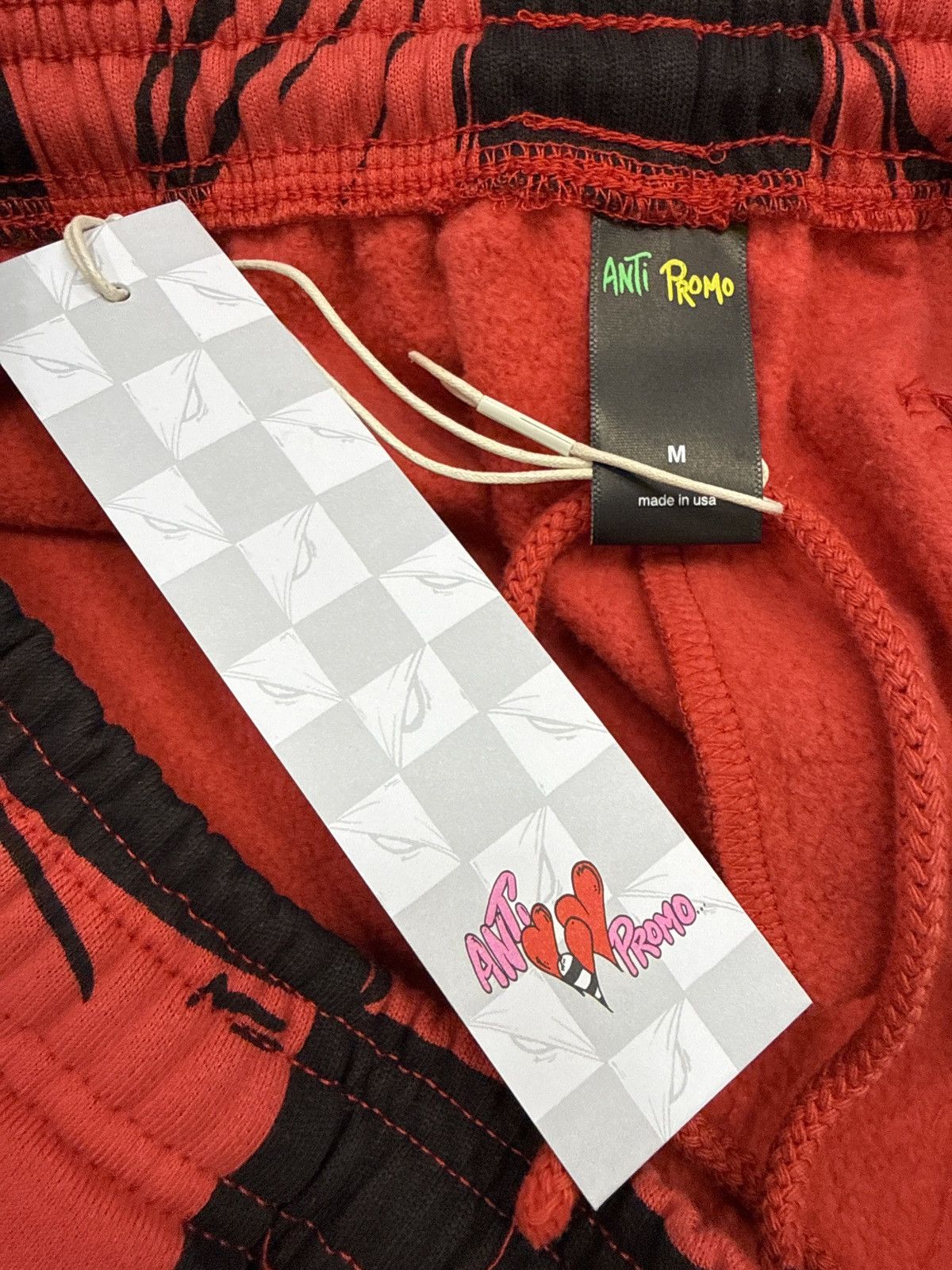 Matty Boy Matty Boy Anti Promo 99 Eyes Sweatpants Red Size US 32 / EU 48 - 3 Thumbnail