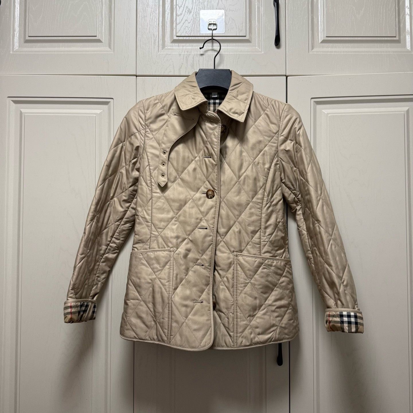 Burberry Burberry Diamond Quilted Cotton Coat Size S / US 4 / IT 40 - 1 Thumbnail