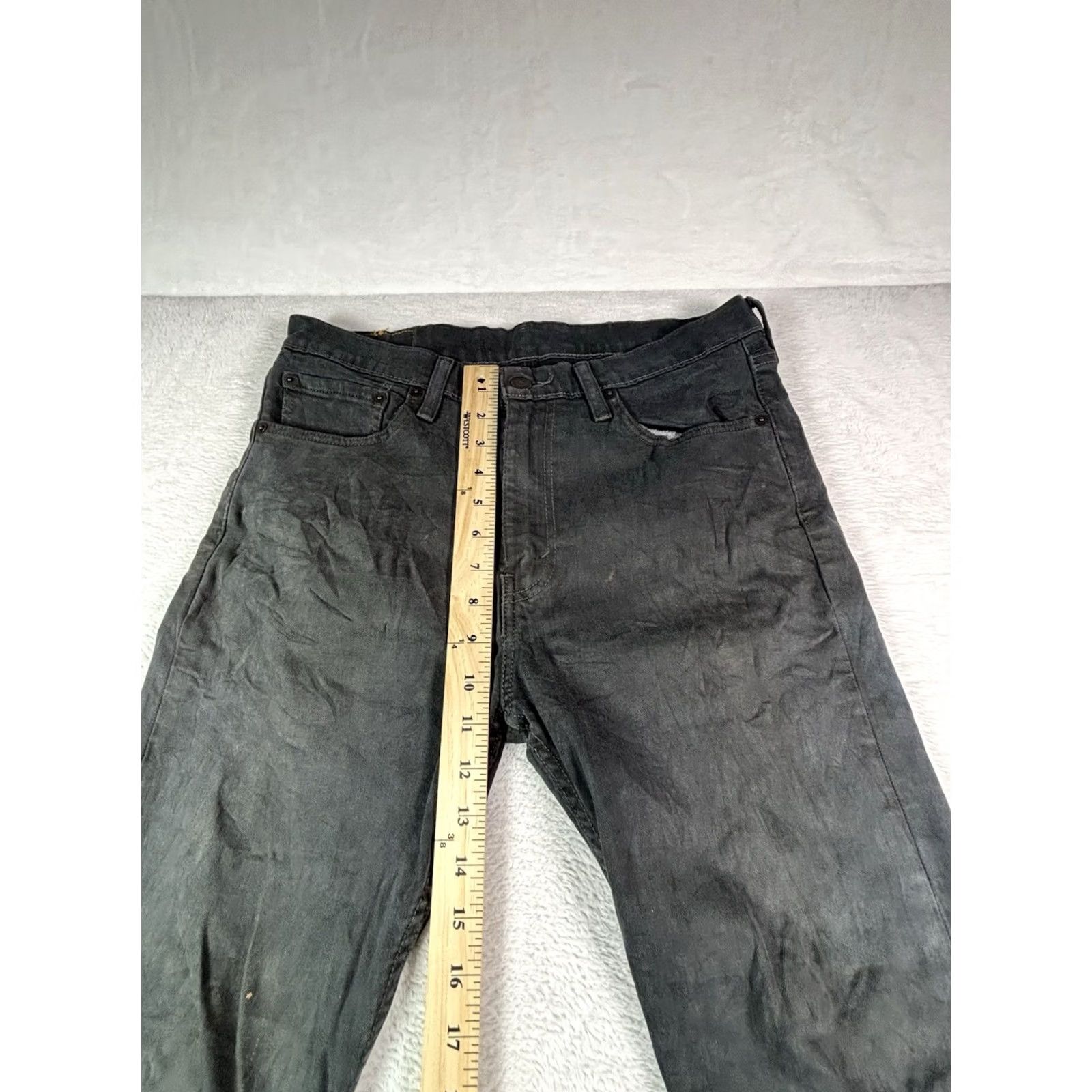 Levi's Levi's 510 Jeans Black Skinny Fit Denim Size 33x30 Mens Size US 33 - 3 Thumbnail