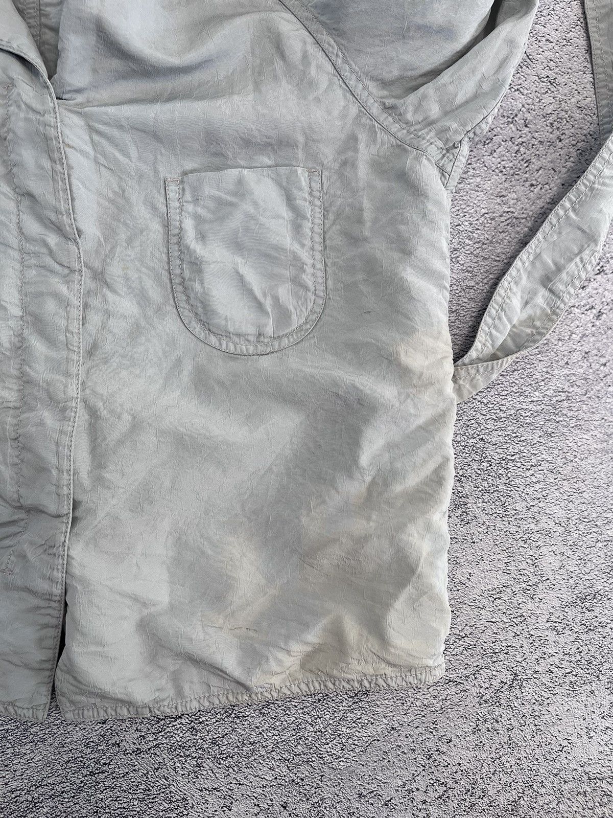 Prada Prada Women Light Jacket Silk Gray Made In Italy Size L / US 10 / IT 46 - 24 Thumbnail