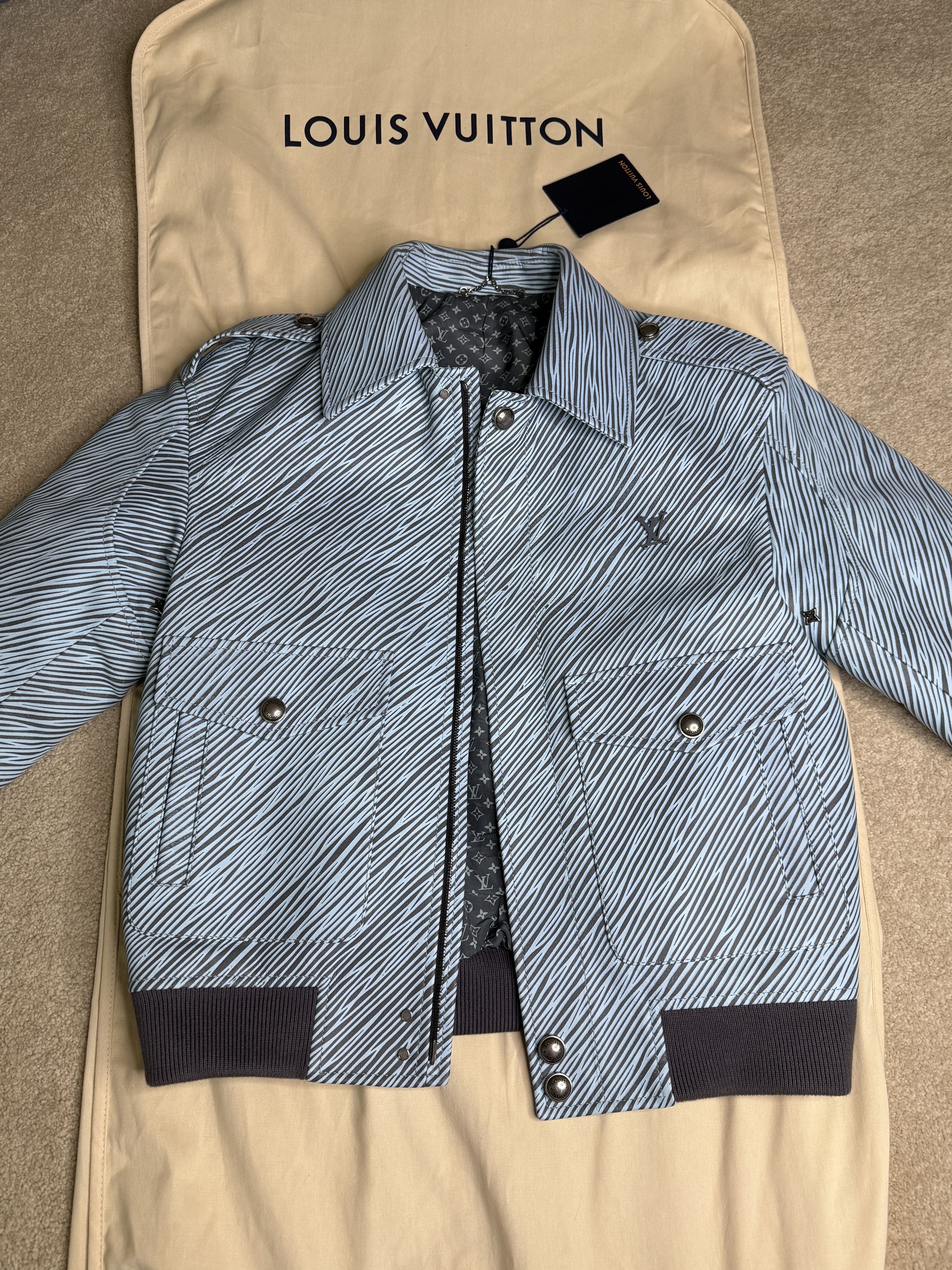 Louis Vuitton LV x Park Seo-Bo Epi Leather Flight Jacket Size US S / EU 44-46 / 1 - 1 Thumbnail