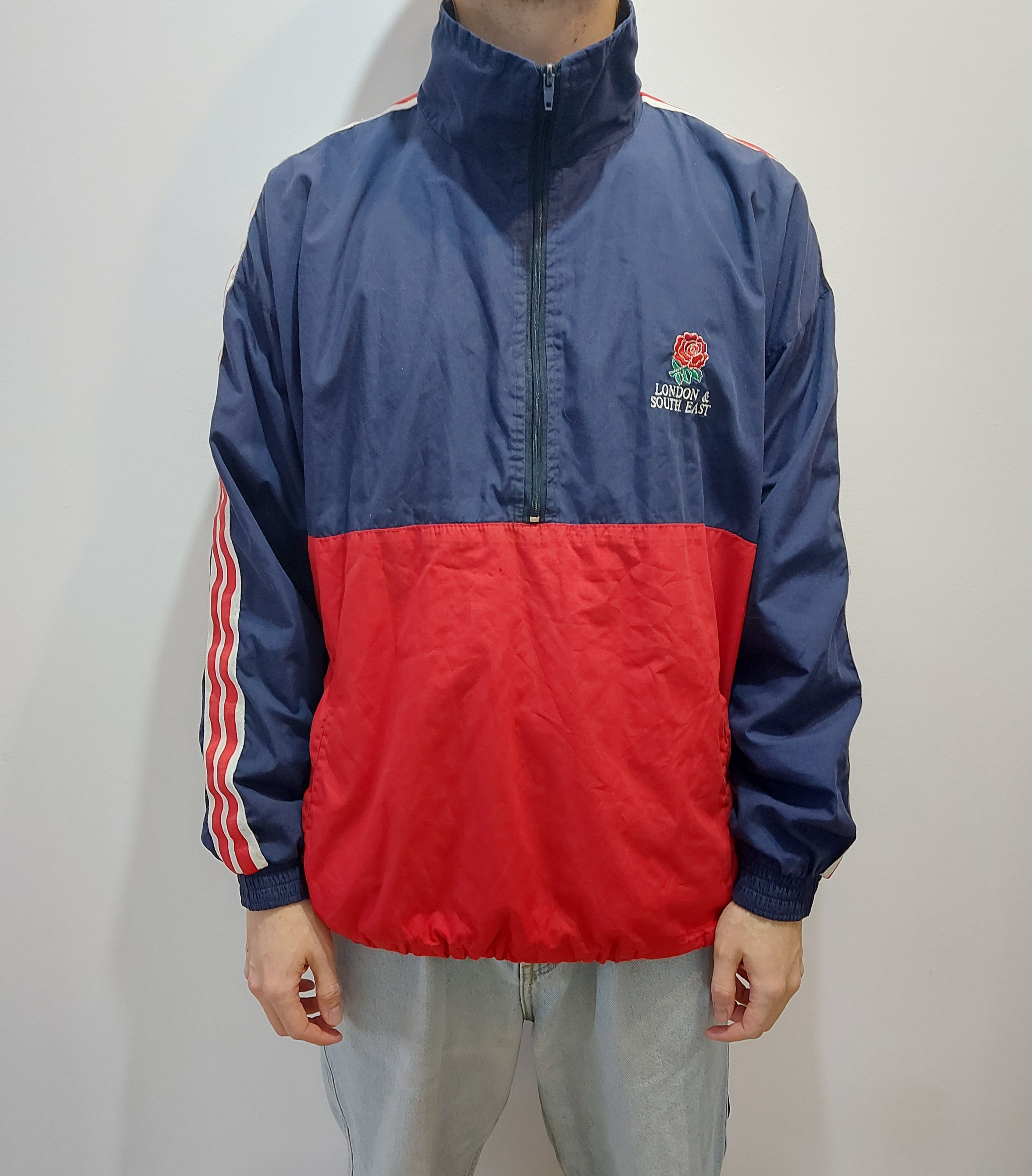 Other London & South East Sport Jacket Blue Red Windbreaker L Size US L / EU 52-54 / 3 - 3 Thumbnail