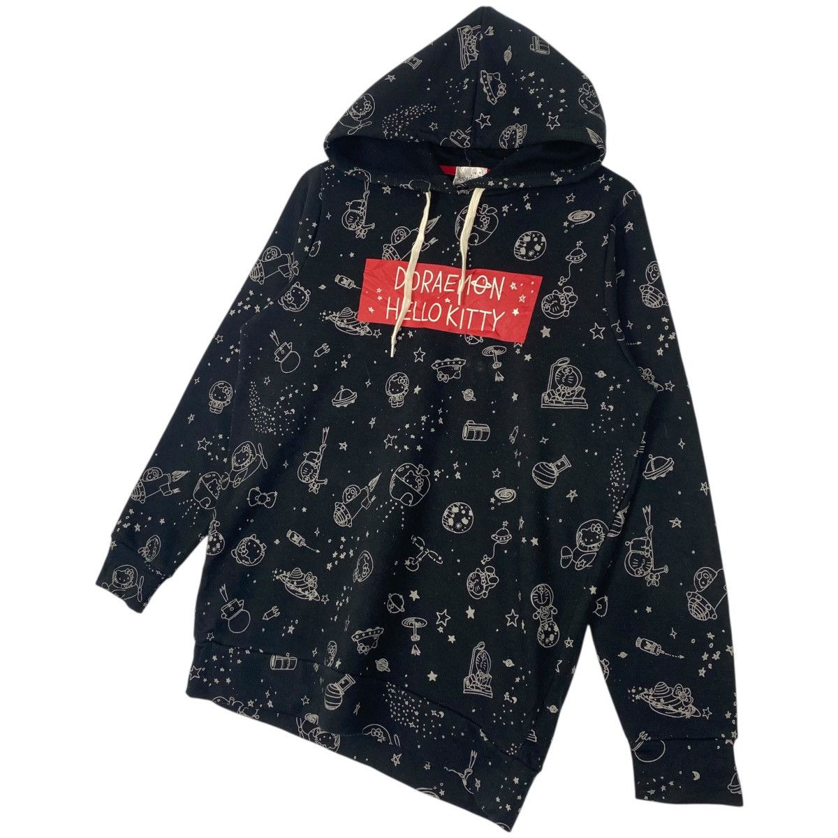 Other Vintage Doraemon X Hello Kitty All Over Print Hoodie Sweater Size US L / EU 52-54 / 3 - 2 Thumbnail