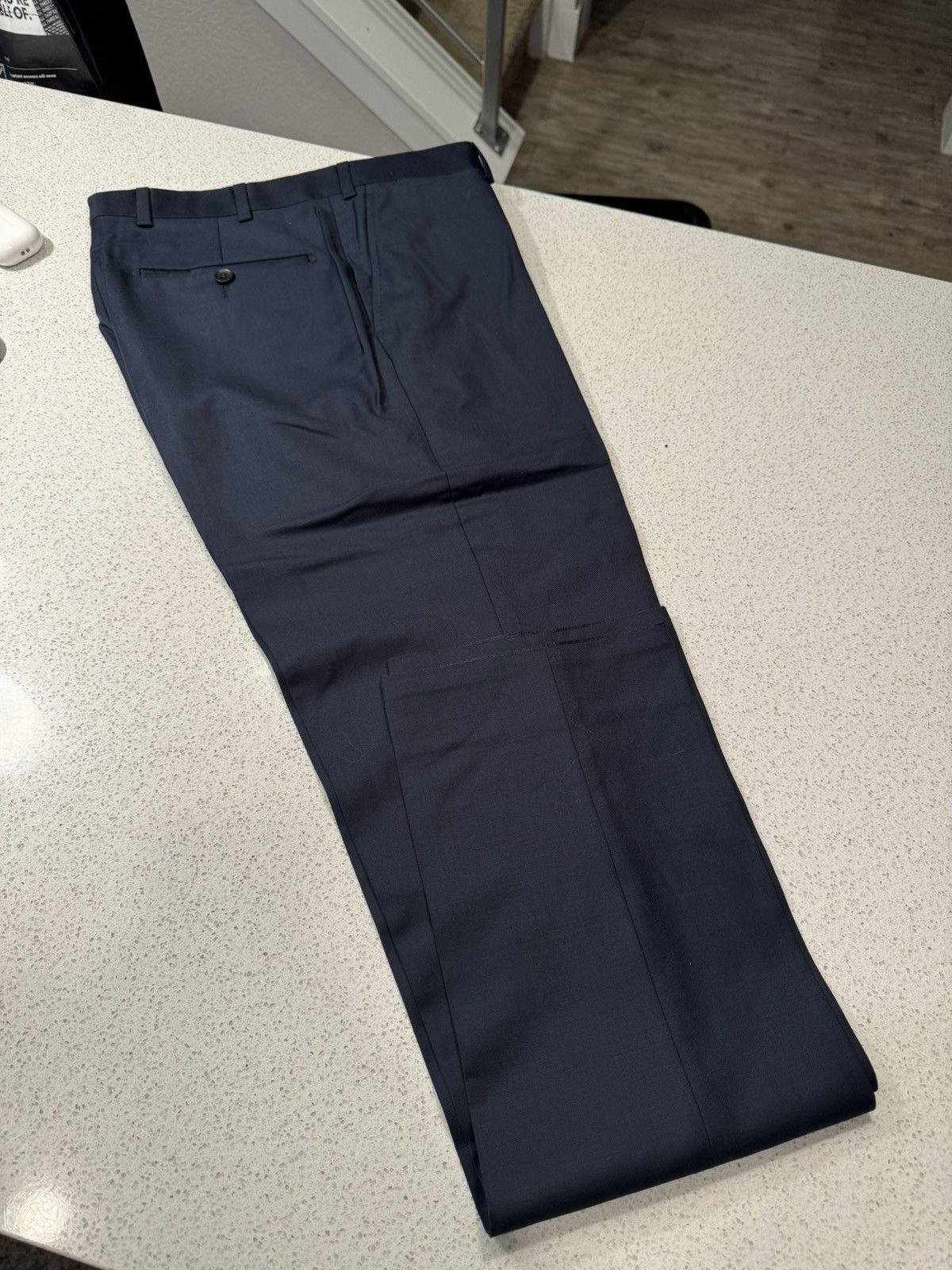 Suitsupply Suit Supply - Brescia Navy Suit Pants - 30” waist Size 36R - 2 Thumbnail