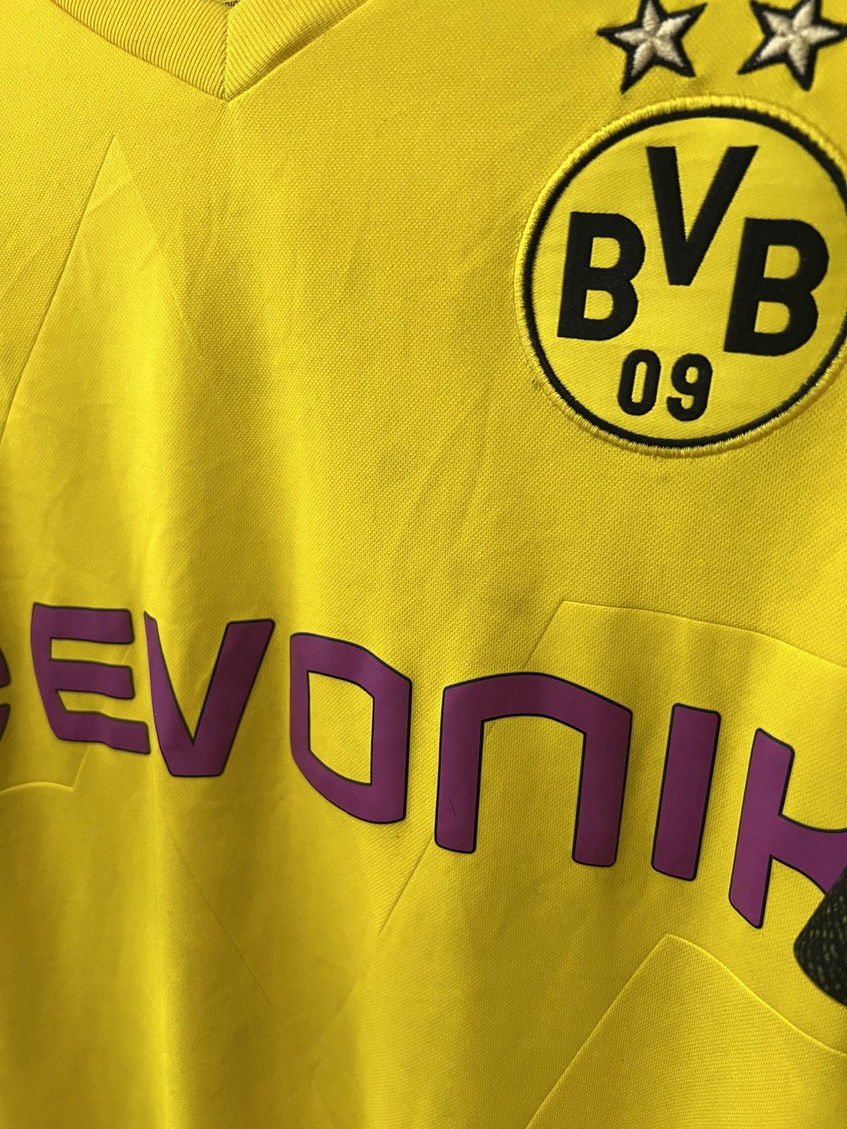 Puma × Vintage 2018/2019 PUMA BORUSSIA DORTMUND FC HOME FOOTBALL SHIRT L Size US L / EU 52-54 / 3 - 5 Thumbnail