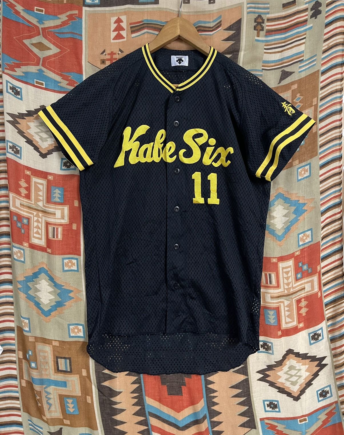 Japanese Brand × Vintage Vintage Japan Baseball Jersey L fit M Softball J League Rare Size US M / EU 48-50 / 2 - 1 Thumbnail