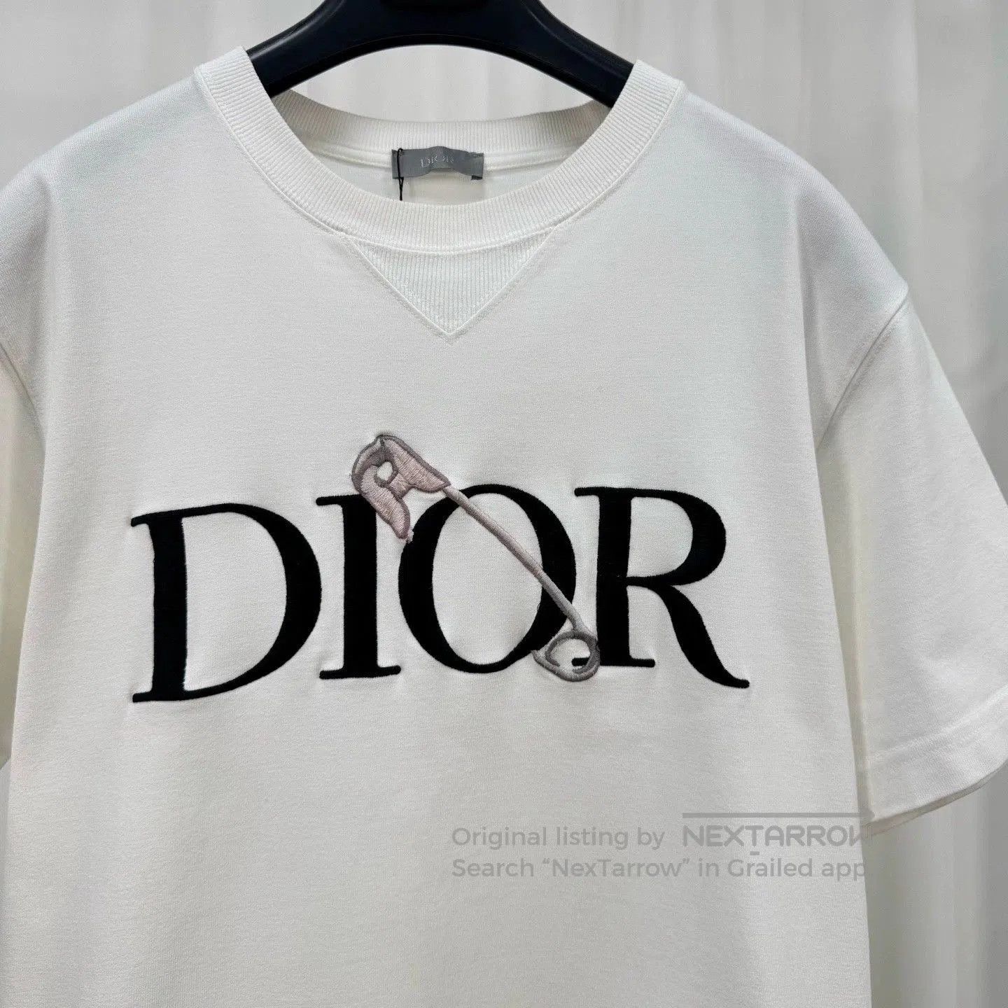 Dior dior embroidered logo short sleeve t-shirt. Size US XS / EU 42 / 0 - 3 Thumbnail