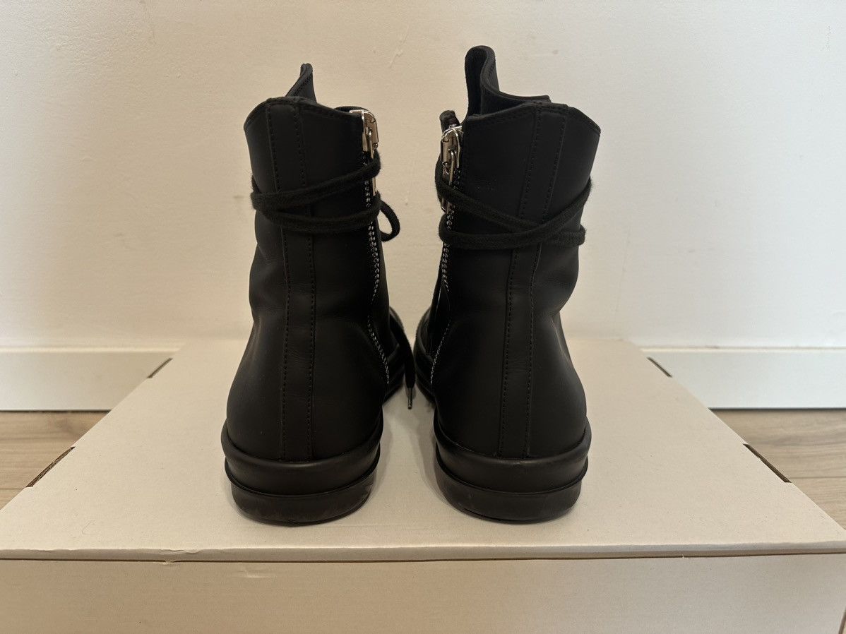 Rick Owens BLACK RICK OWENS LEATHER RAMONES 2021 Size US 8 / EU 41 - 4 Thumbnail
