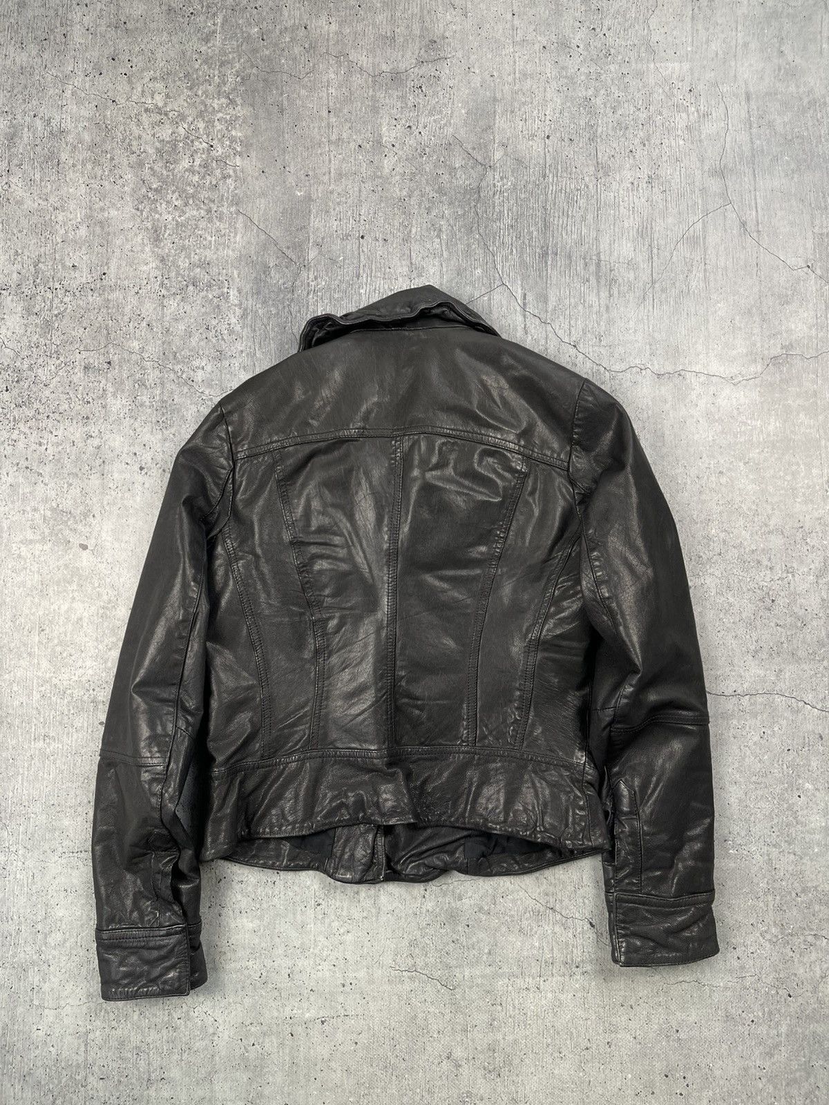 Allsaints Allsaints Belvedere Women Leather Biker Bomber Jacket UK12 Size M / US 6-8 / IT 42-44 - 6 Thumbnail
