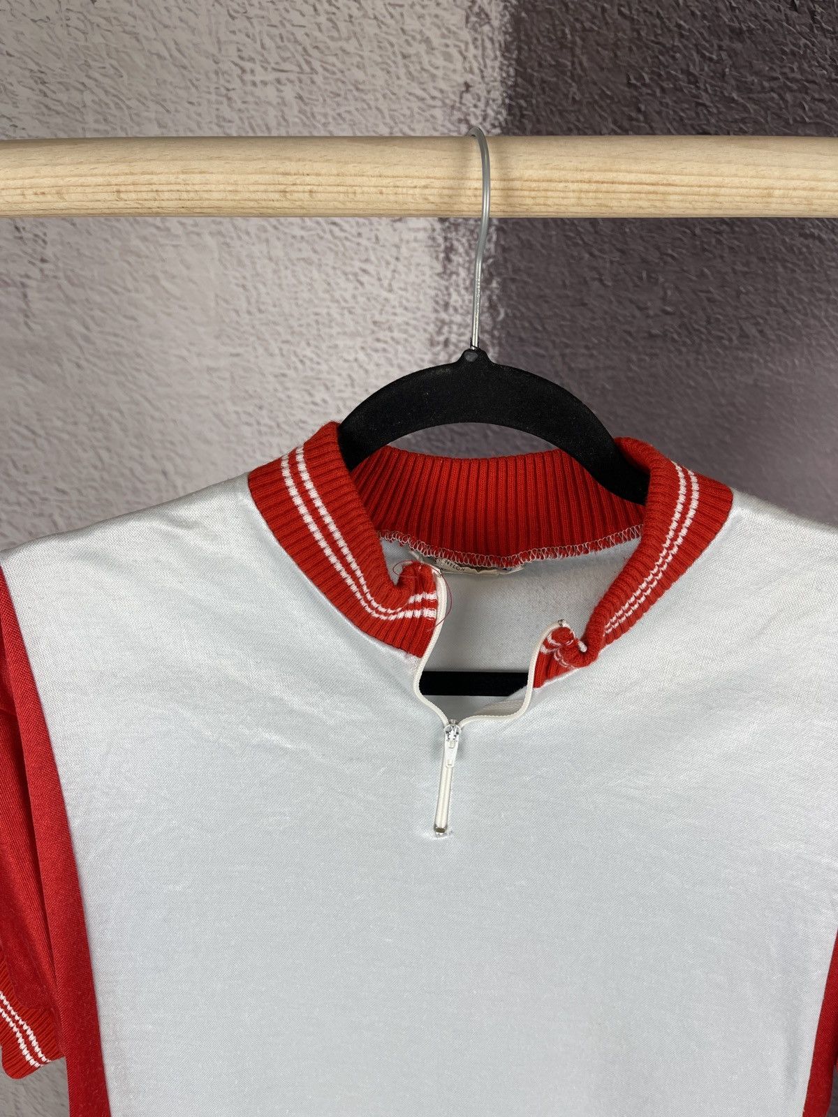 Vintage Radsport Fink vintage 70s 80s made in Belgium cycle jersey Size US L / EU 52-54 / 3 - 8 Thumbnail