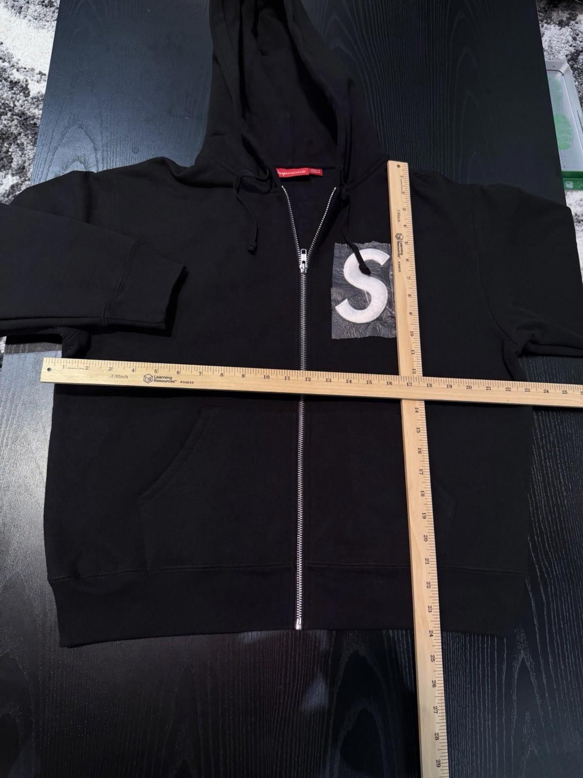 Supreme Supreme S Logo Zip Up Hooded Sweatshirt Black (Small) NEW Size US S / EU 44-46 / 1 - 3 Thumbnail