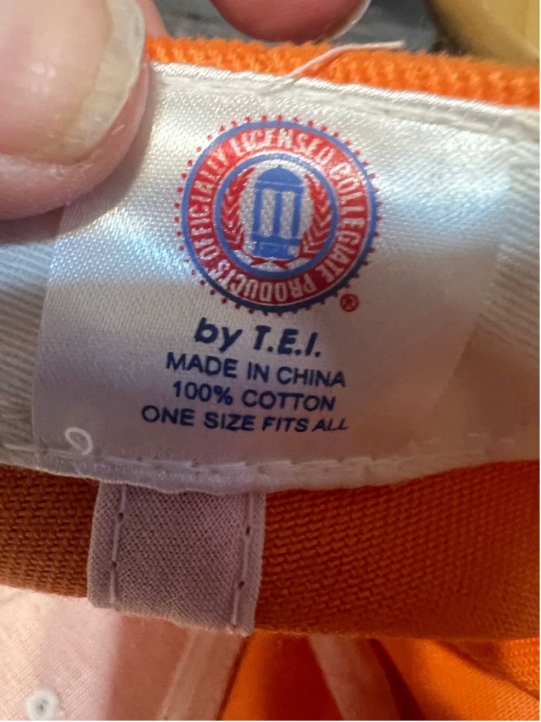 NCAA NCAA University of Tennessee Orange White Baseball Cap Size ONE SIZE - 6 Thumbnail