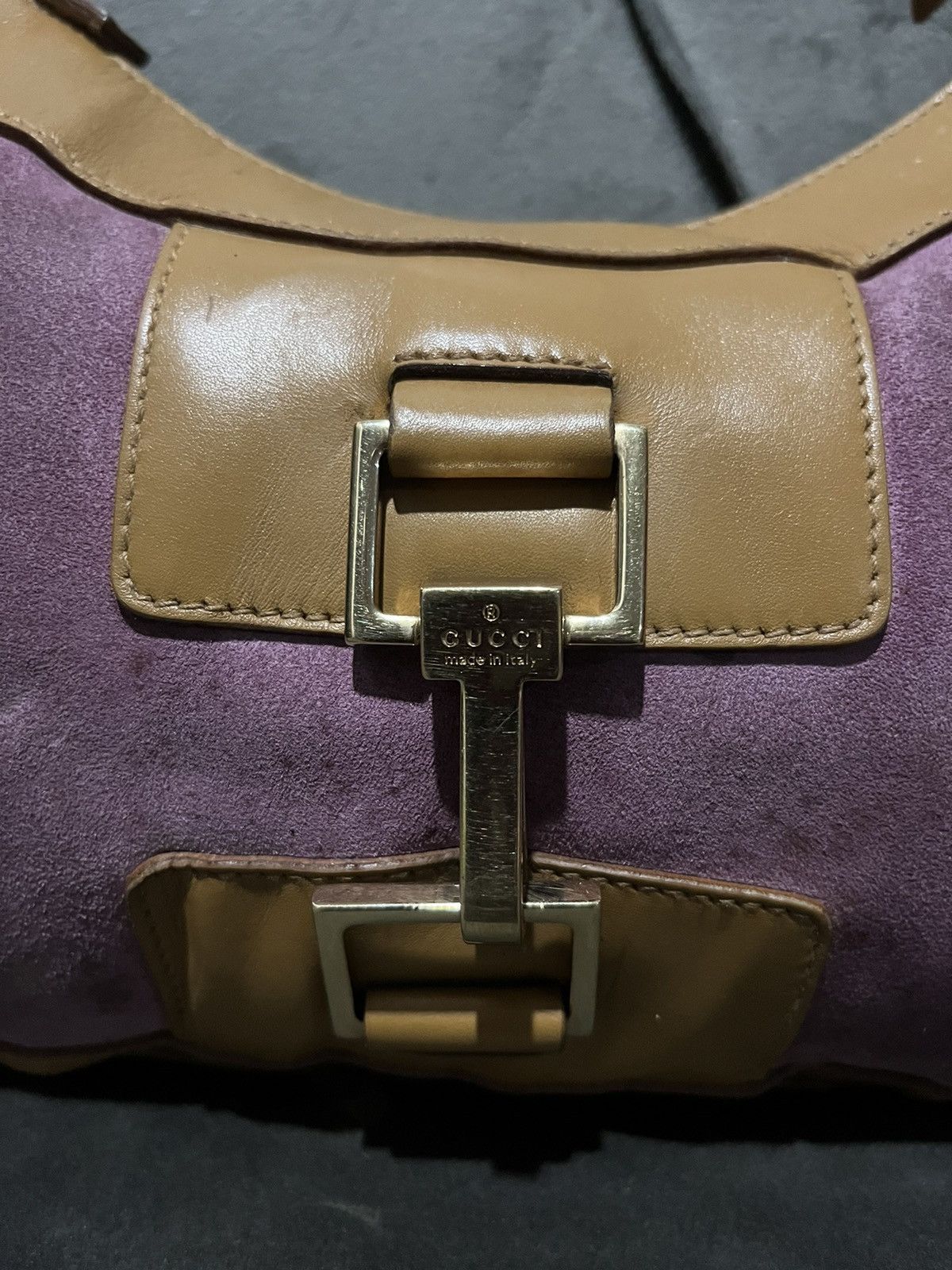 Gucci Authentic GUCCI Suede Jackie Shoulder Bag Size ONE SIZE - 8 Thumbnail