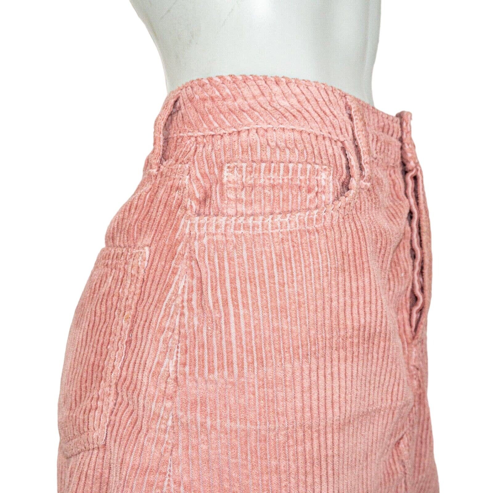 GRLFRND GRLFRND Corduroy Zamira Skirt Last Rose Pink size 26 Size 26" / US 2 / IT 38 - 11 Thumbnail