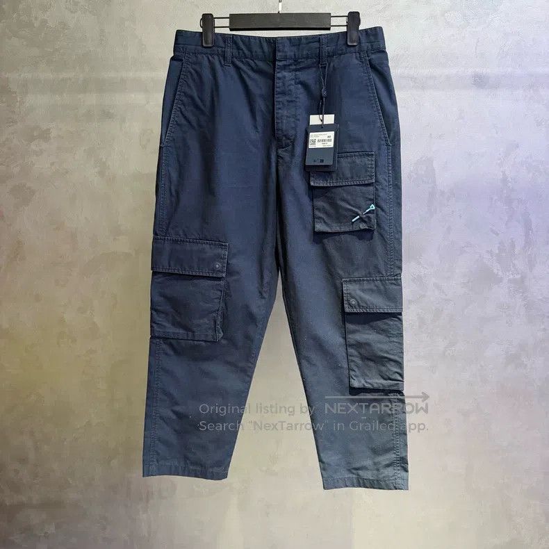Louis Vuitton Louis Vuitton Blue washed cotton multi-pocket cargo pants Size US 40 / EU 56 - 1 Thumbnail