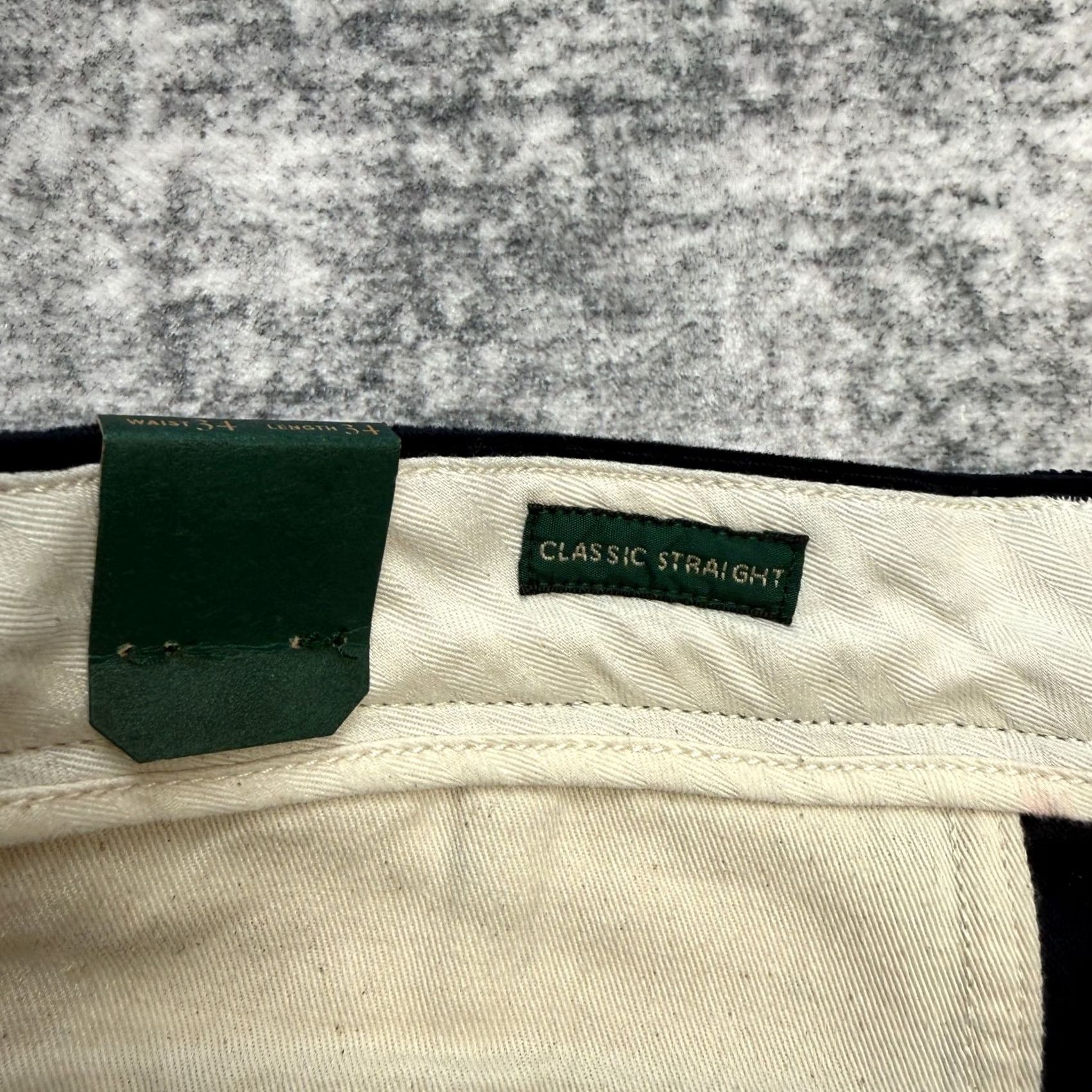 J.Crew J Crew Pants Mens 34x34 Navy Blue Corduroy Broken In Straight Trouser Preppy Ivy Size US 34 / EU 50 - 5 Thumbnail