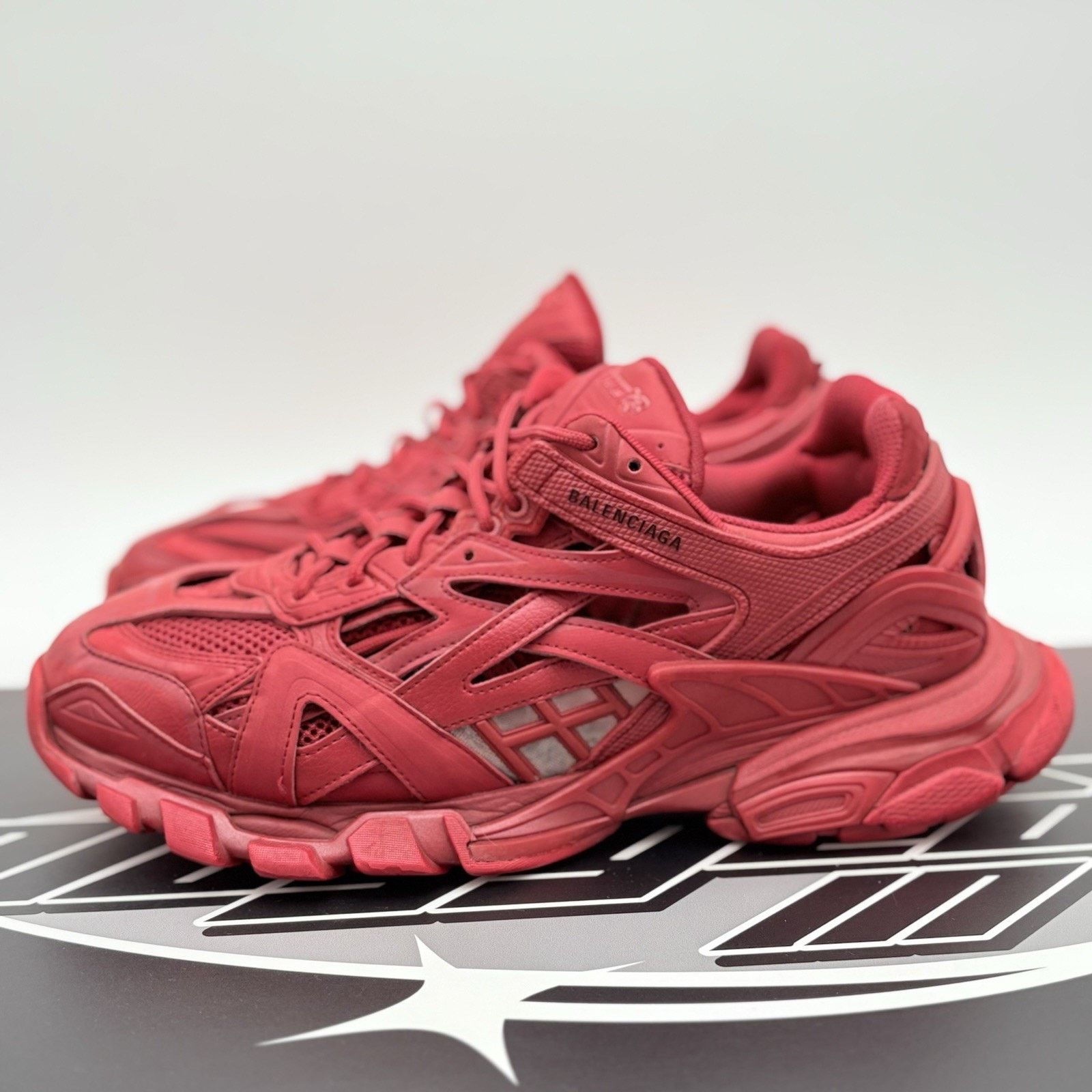 Balenciaga Balenciaga Track.2 ' Red ' | GOOD CONDITION! Size US 11 / EU 44 - 1 Thumbnail