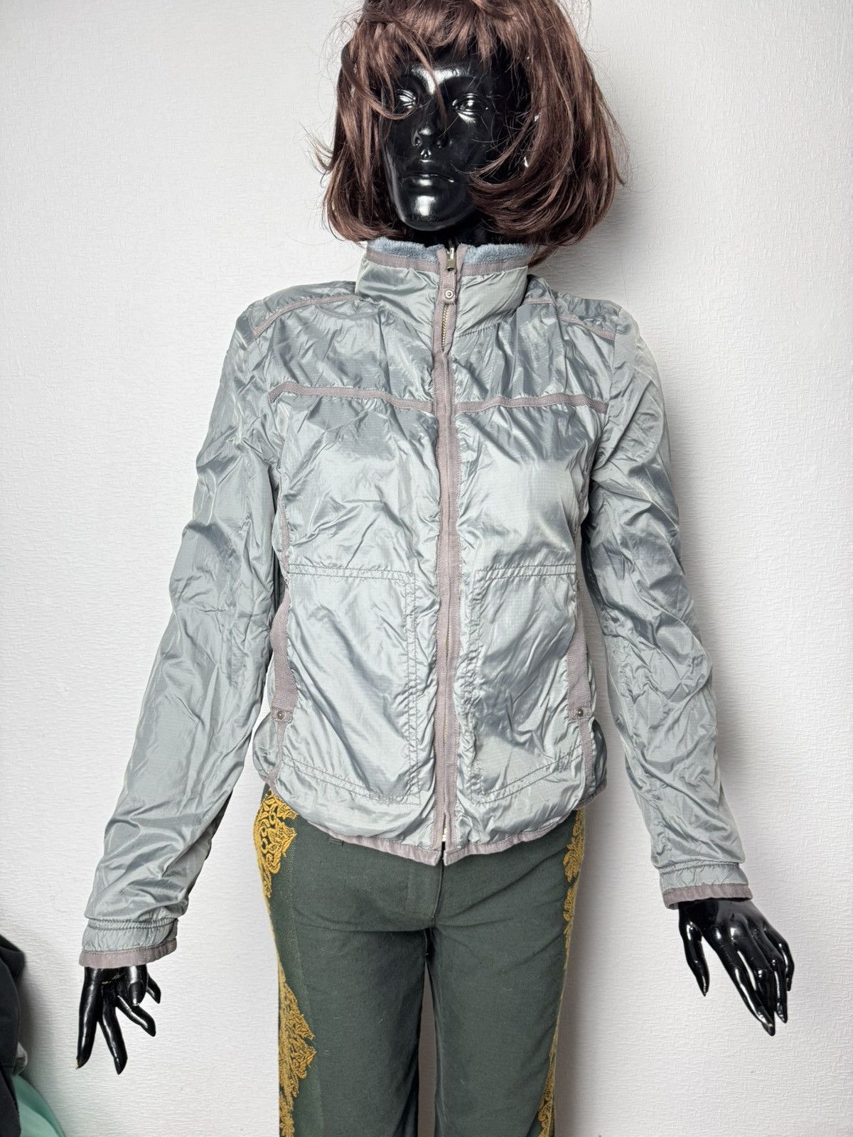 Vintage Vintage two sided wmns Y2K jacket sherpa fleece Niles Size L / US 10 / IT 46 - 9 Thumbnail