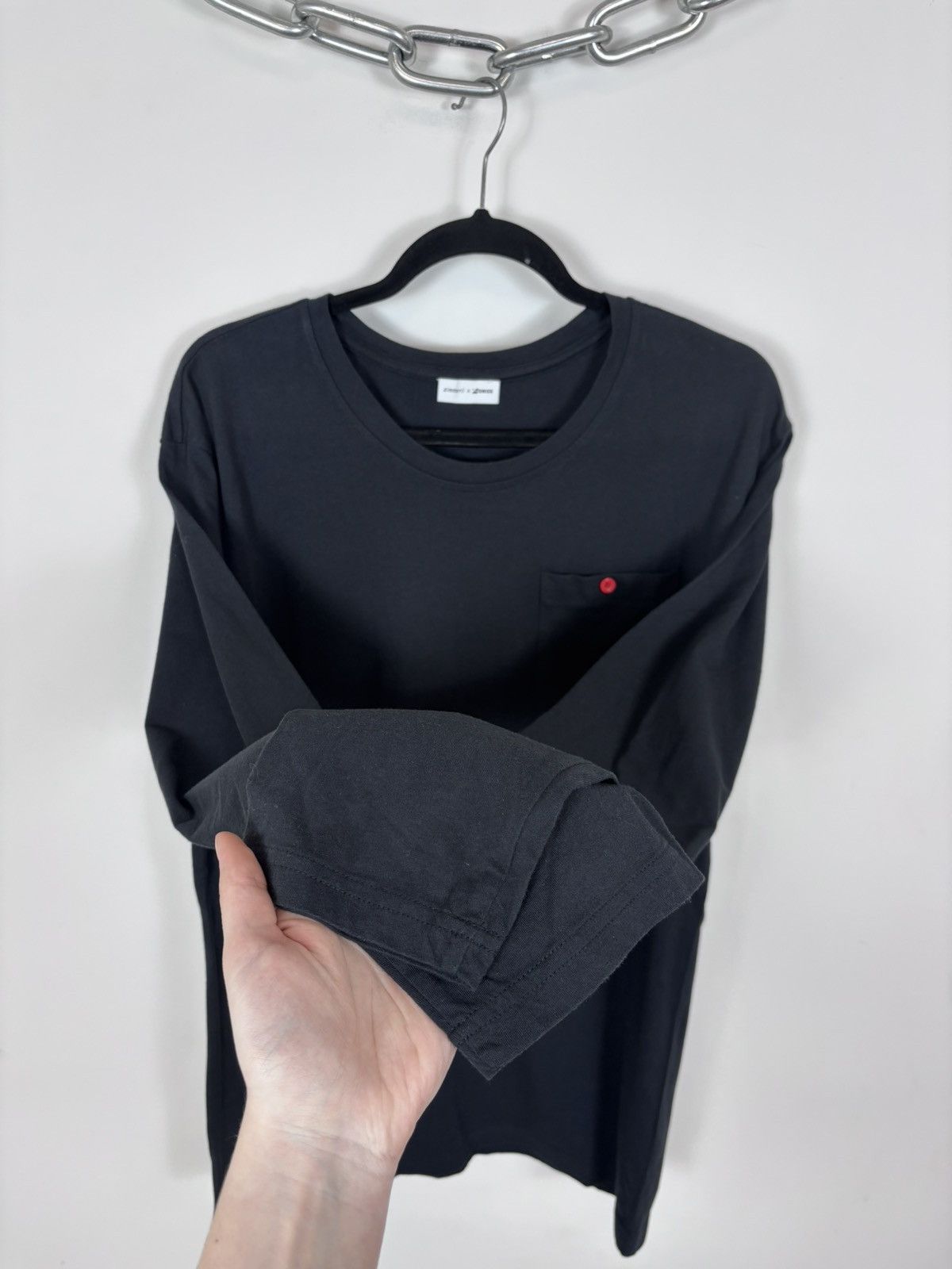Zimmerli Zimmerli Swiss First Men’s Navy Blue Long Sleeve T-Shirt Tee Size US M / EU 48-50 / 2 - 6 Thumbnail