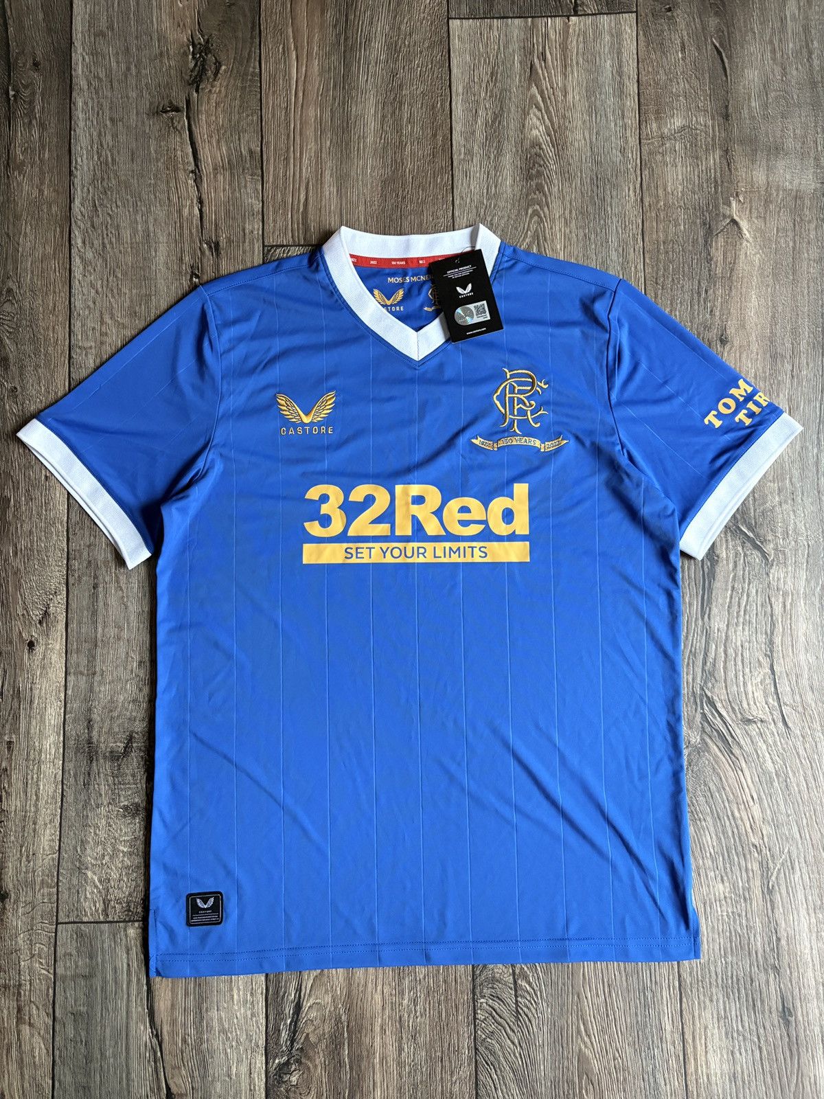 Castore Glasgow Rangers Home 2021/2022 Anniversary Castore Jersey Size US L / EU 52-54 / 3 - 1 Thumbnail