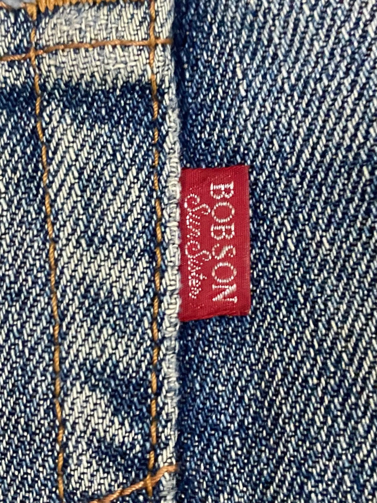 Vintage Vintage Bobson Japan Blue Wash Distressed Loose Jeans Size US 29 - 17 Thumbnail