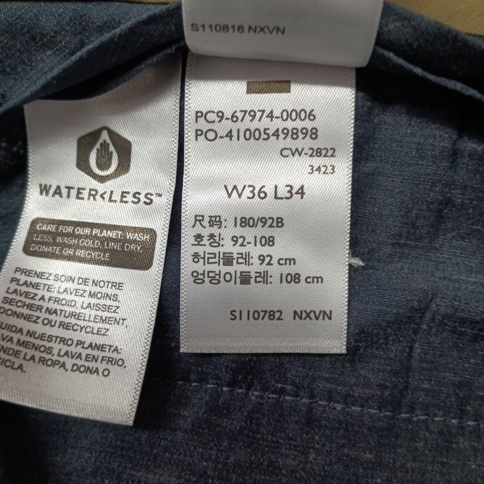 Dockers Dockers Signature Khakis Mens 36x34 Gray Relaxed Fit Pleated Size US 36 / EU 52 - 7 Thumbnail