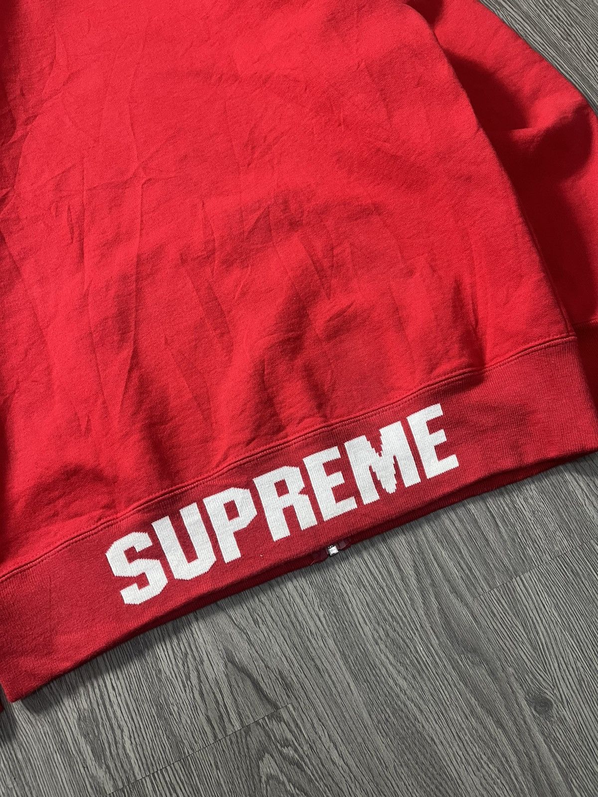 Supreme Supreme Text Rib Hoodie Size US L / EU 52-54 / 3 - 3 Thumbnail