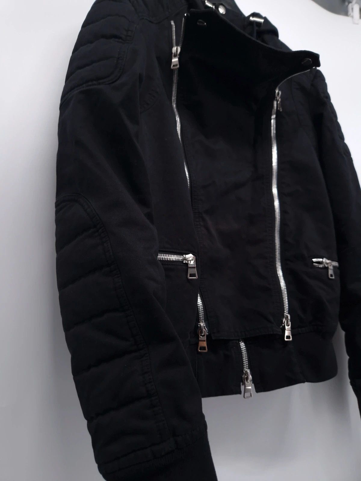 Balmain Balmain Hooded Biker Jacket Made in Japan Size US L / EU 52-54 / 3 - 10 Thumbnail