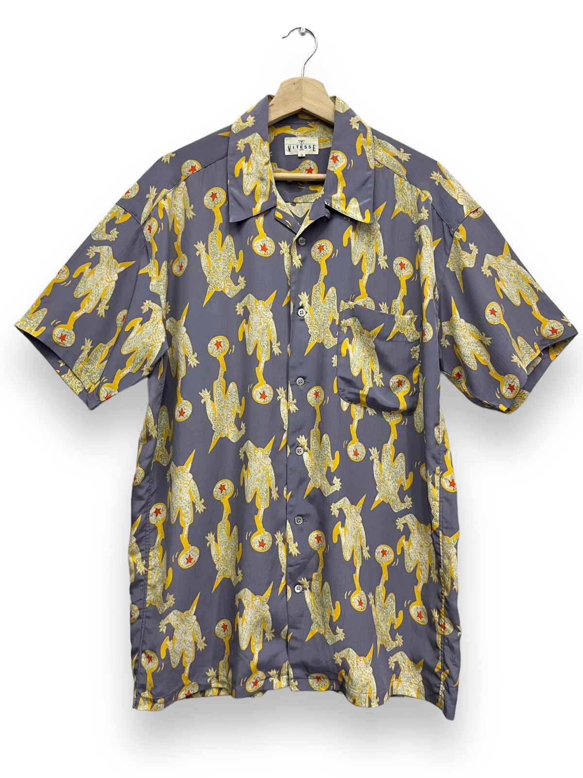 FYE🔥Vtg 80’s VITESSE JAPON Art Human Made Clown Alien Shirt