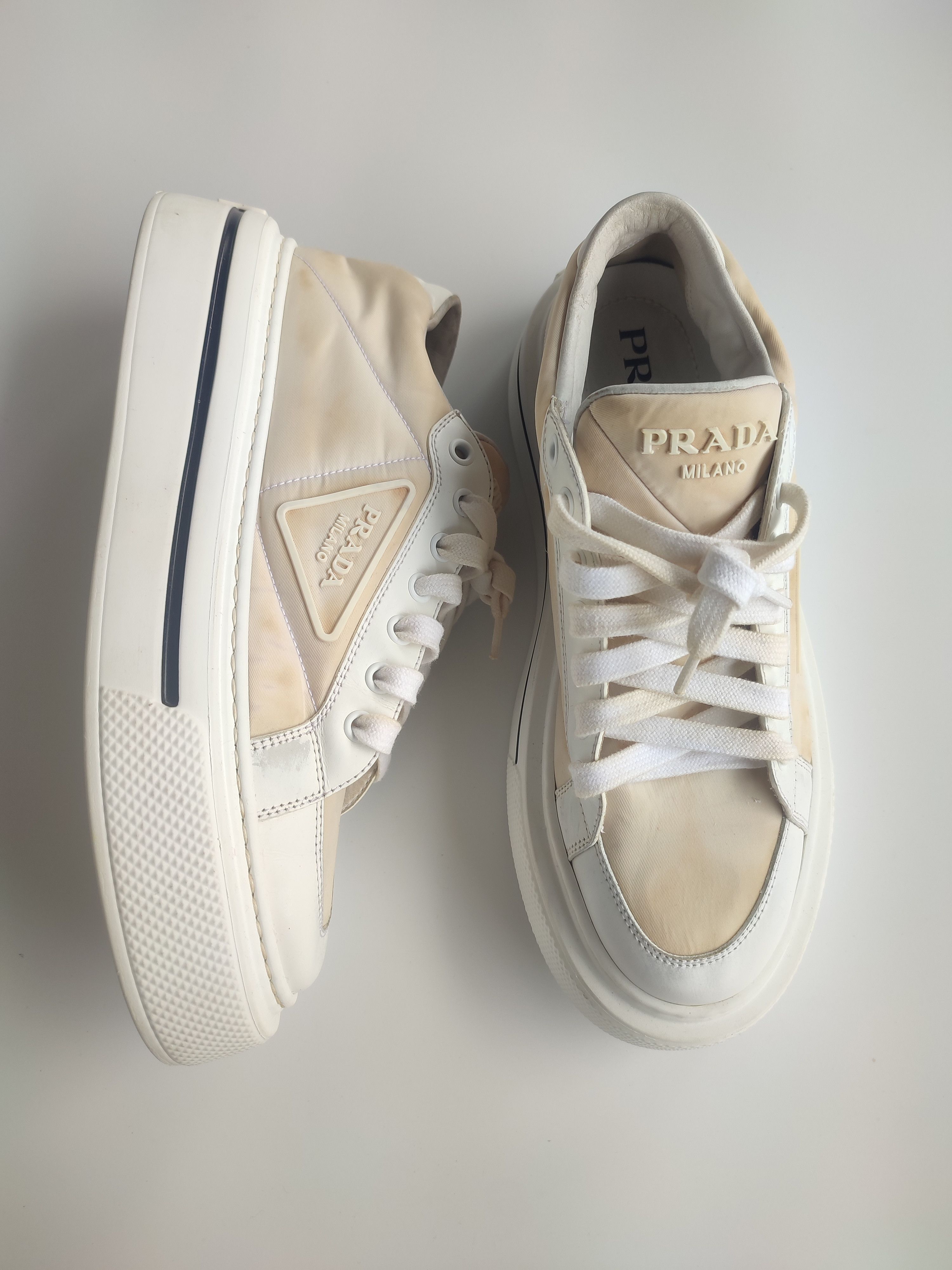 Prada PRADA RE- NYLON LOGO SNEAKER Size US 8.5 / IT 38.5 - 2 Thumbnail