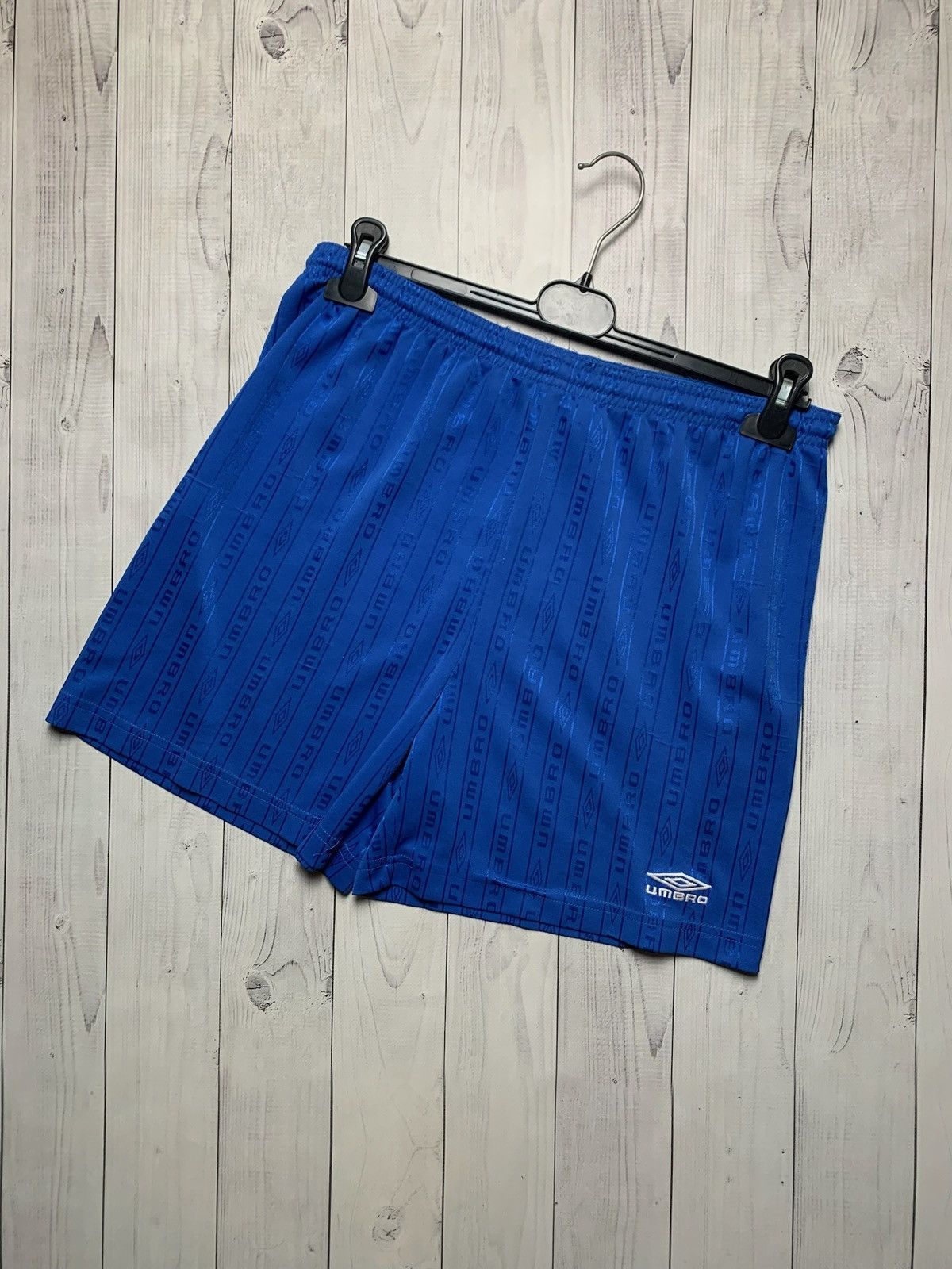 Umbro × Vintage Vintage Umbro monogram shorts blue rare size M Size US 32 / EU 48 - 1 Thumbnail