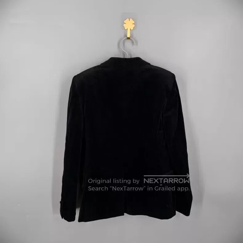 Saint Laurent Paris Saint Laurent Paris Black Velvet Suit i Size XXS / US 00 / IT 34 - 2 Thumbnail