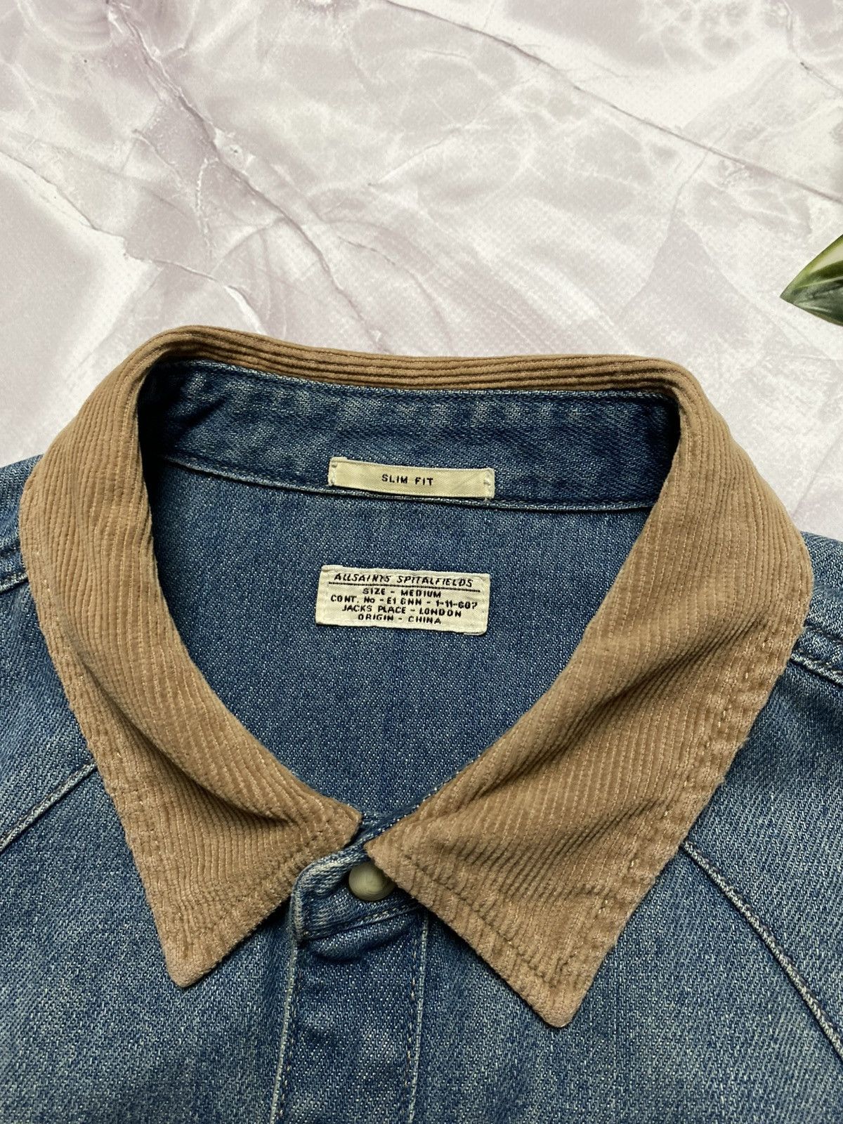 Allsaints Allsaints Bedford LS Shirt Denim Overshirt Mens Size M Size US M / EU 48-50 / 2 - 9 Thumbnail